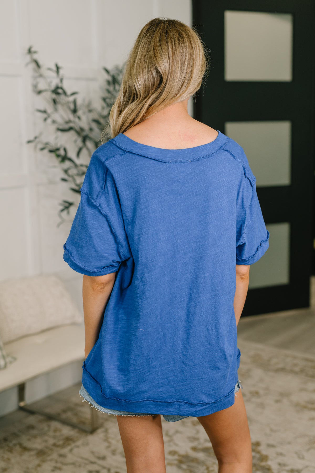Thanks To You Relaxed Tee in Royal Blue - 6/2/2026