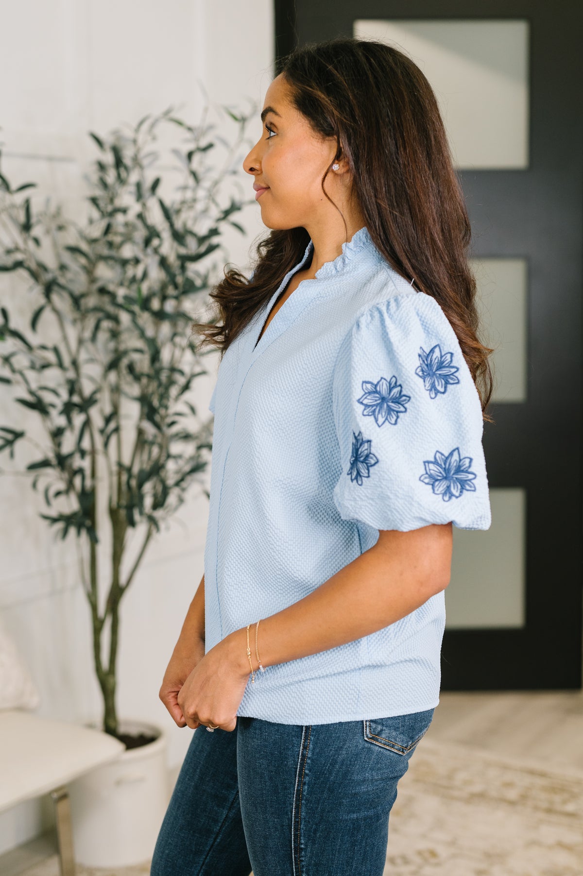 That Easy Notch Neck Blouse - 7/24/2026