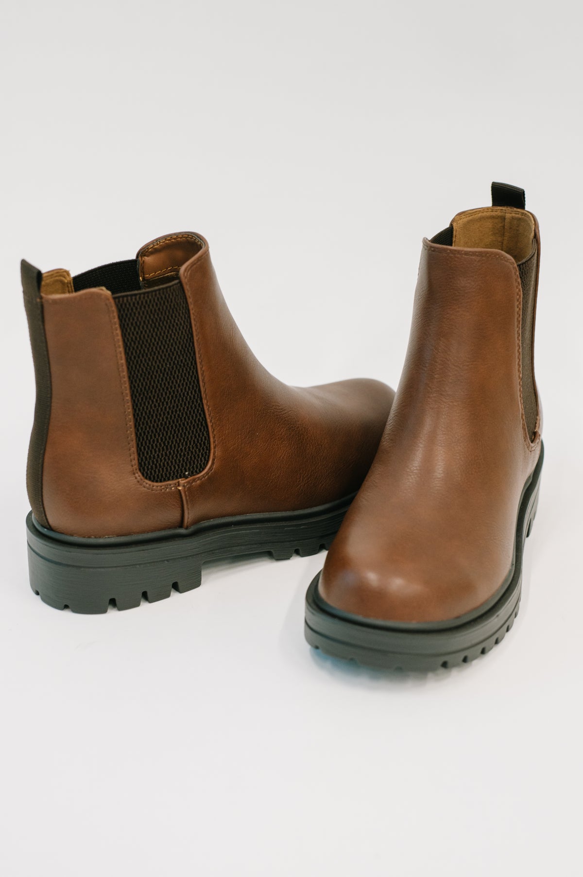 That's Just What They'll Do Paden Chelsea Boots in Brown - 12/9/2025