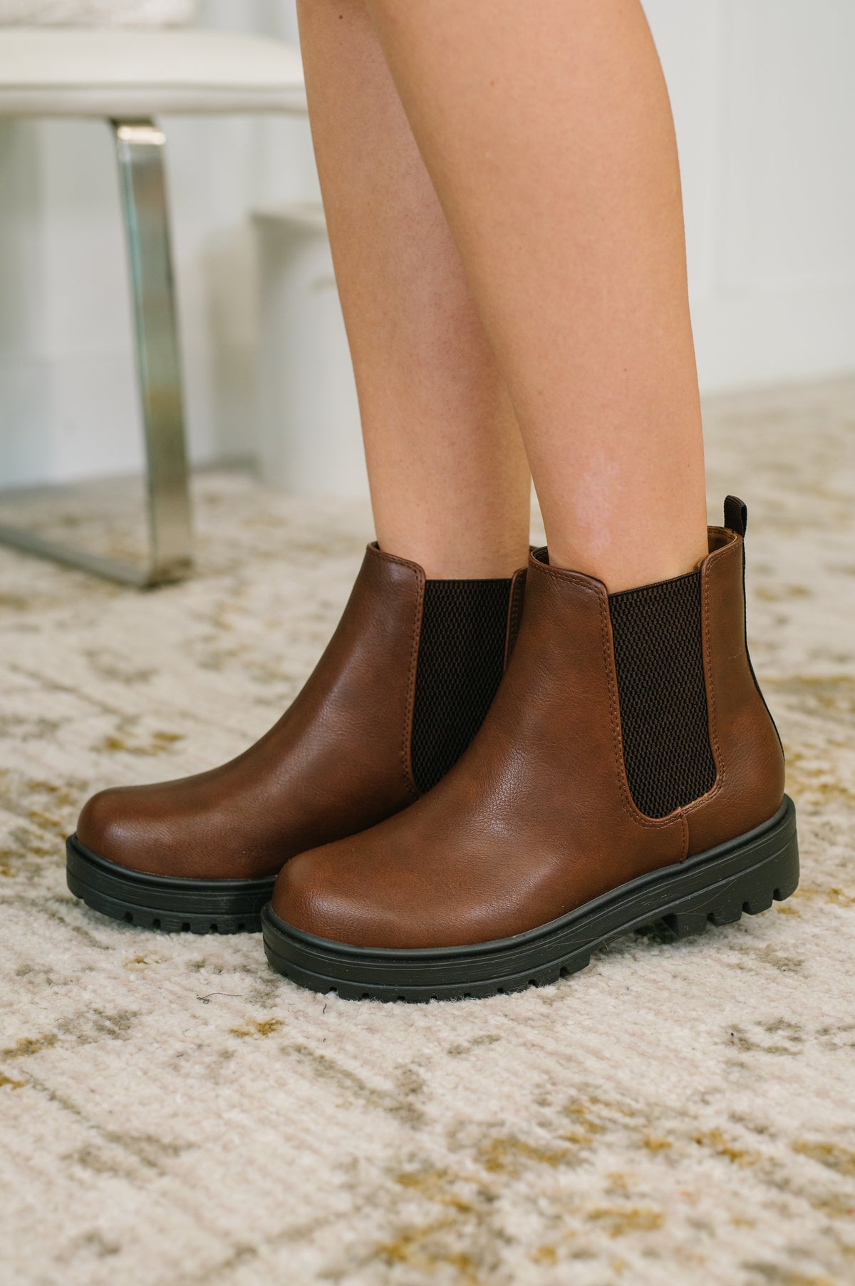 That's Just What They'll Do Paden Chelsea Boots in Brown - 12/9/2025