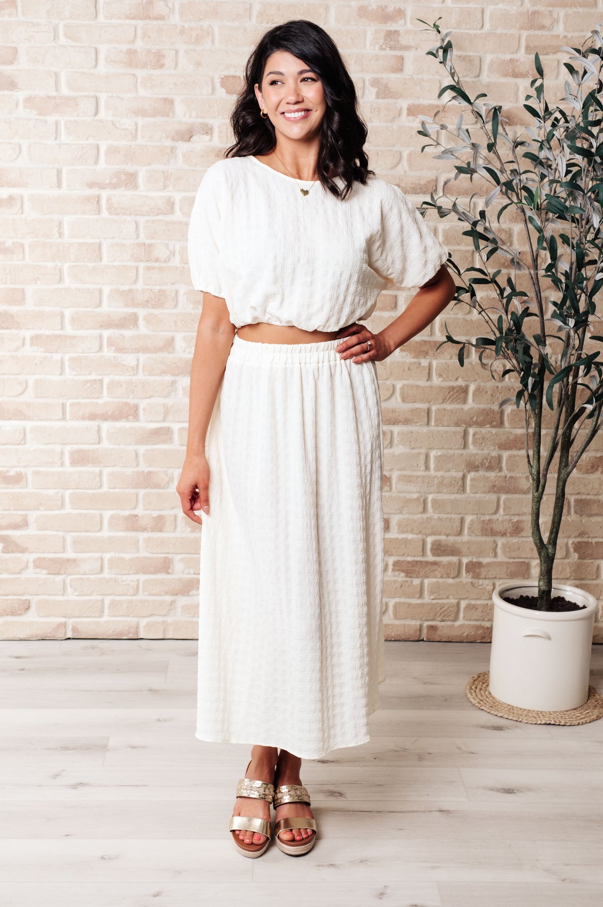 The Finer Things In Life Top and Skirt Set - 7/9/2024