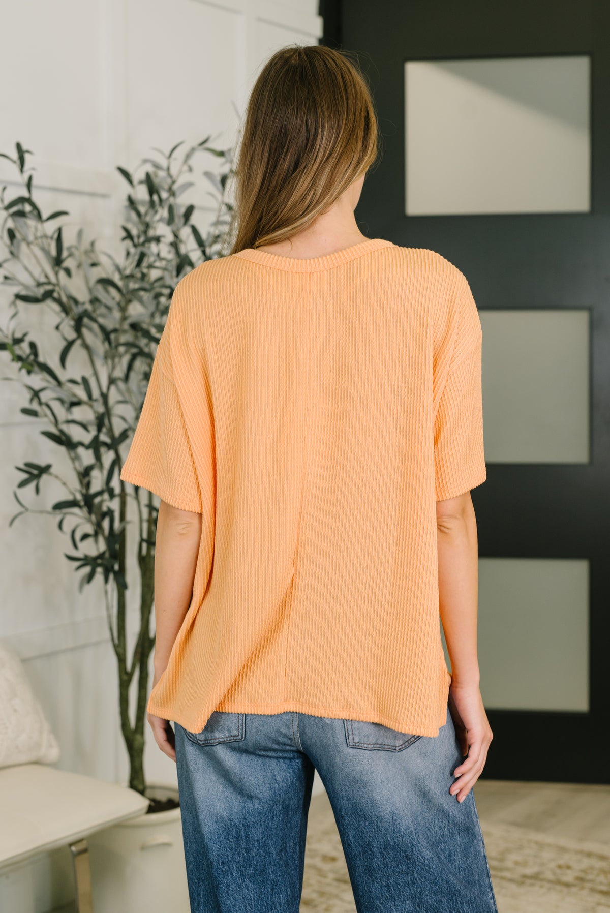 The Go-To Tee in Apricot Bliss - 4/16/2026
