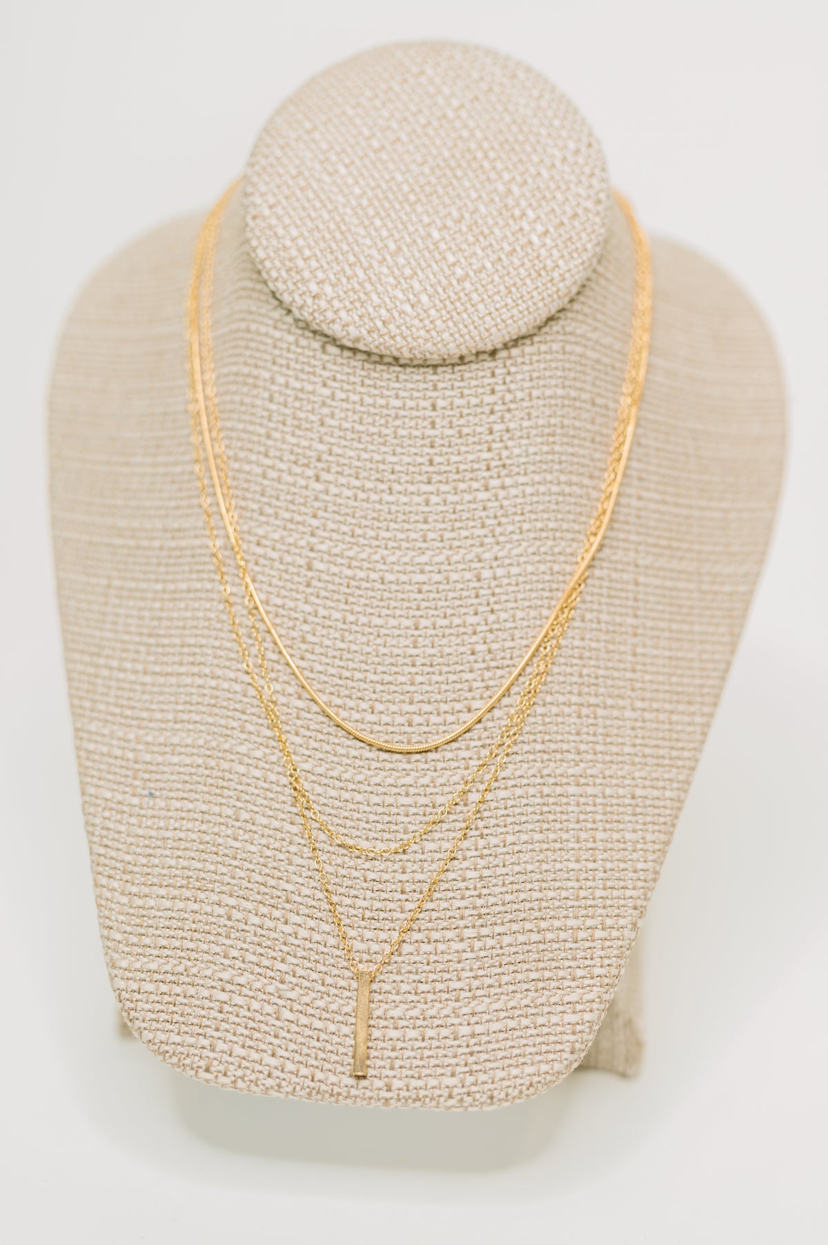 The Signature Set Layered Necklace Set in Gold - 10/3/2025