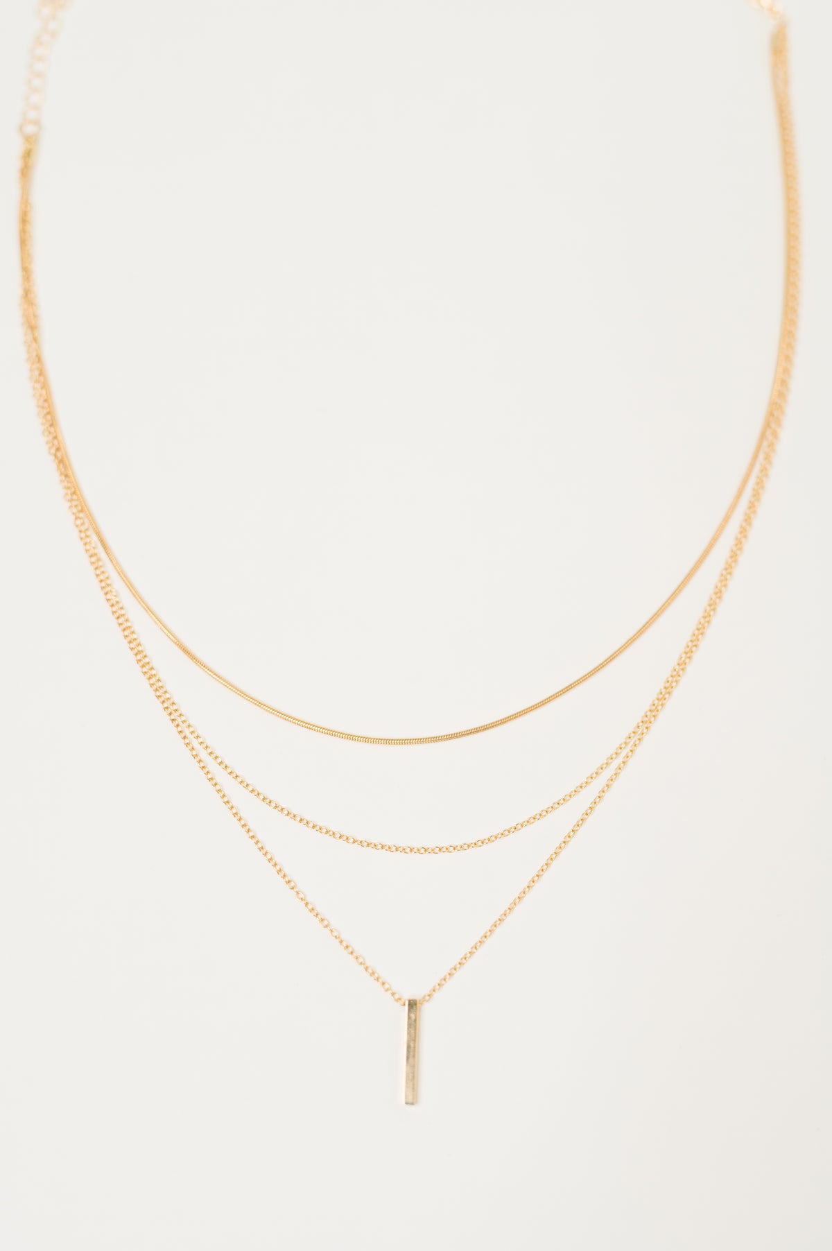 The Signature Set Layered Necklace Set in Gold - 10/3/2025