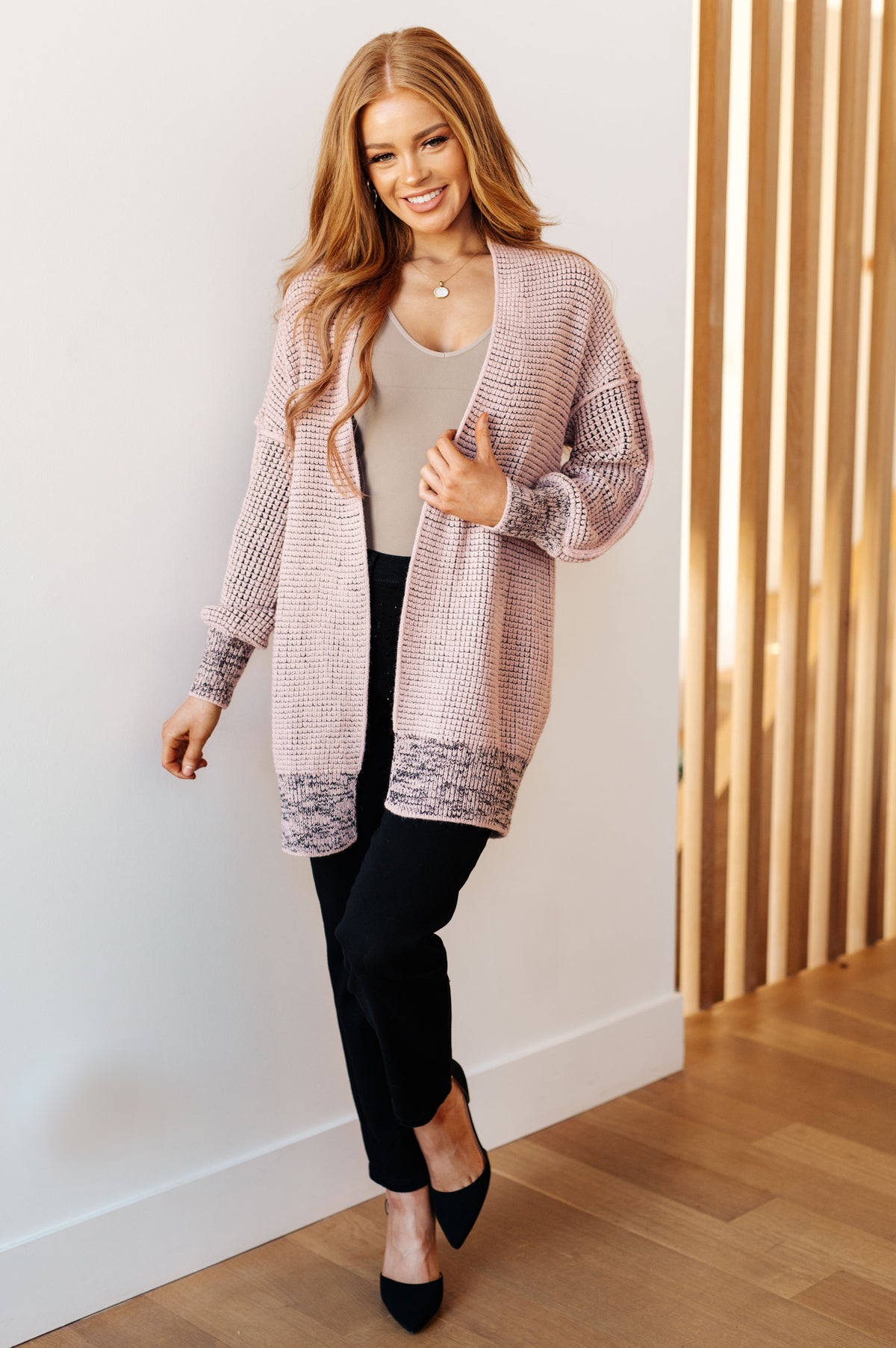 The Way It Was Cardigan in Mauve - 9/9/2025
