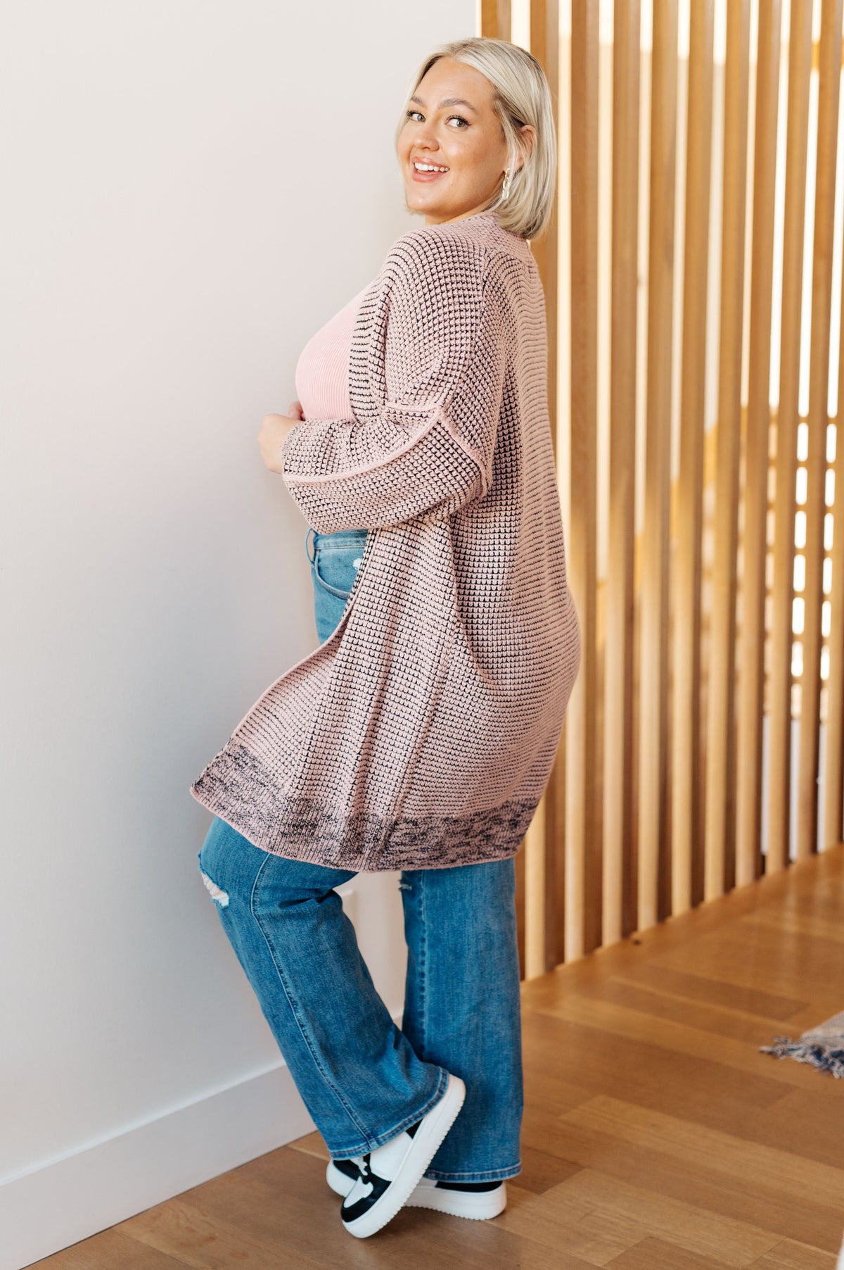 The Way It Was Cardigan in Mauve - 9/9/2025