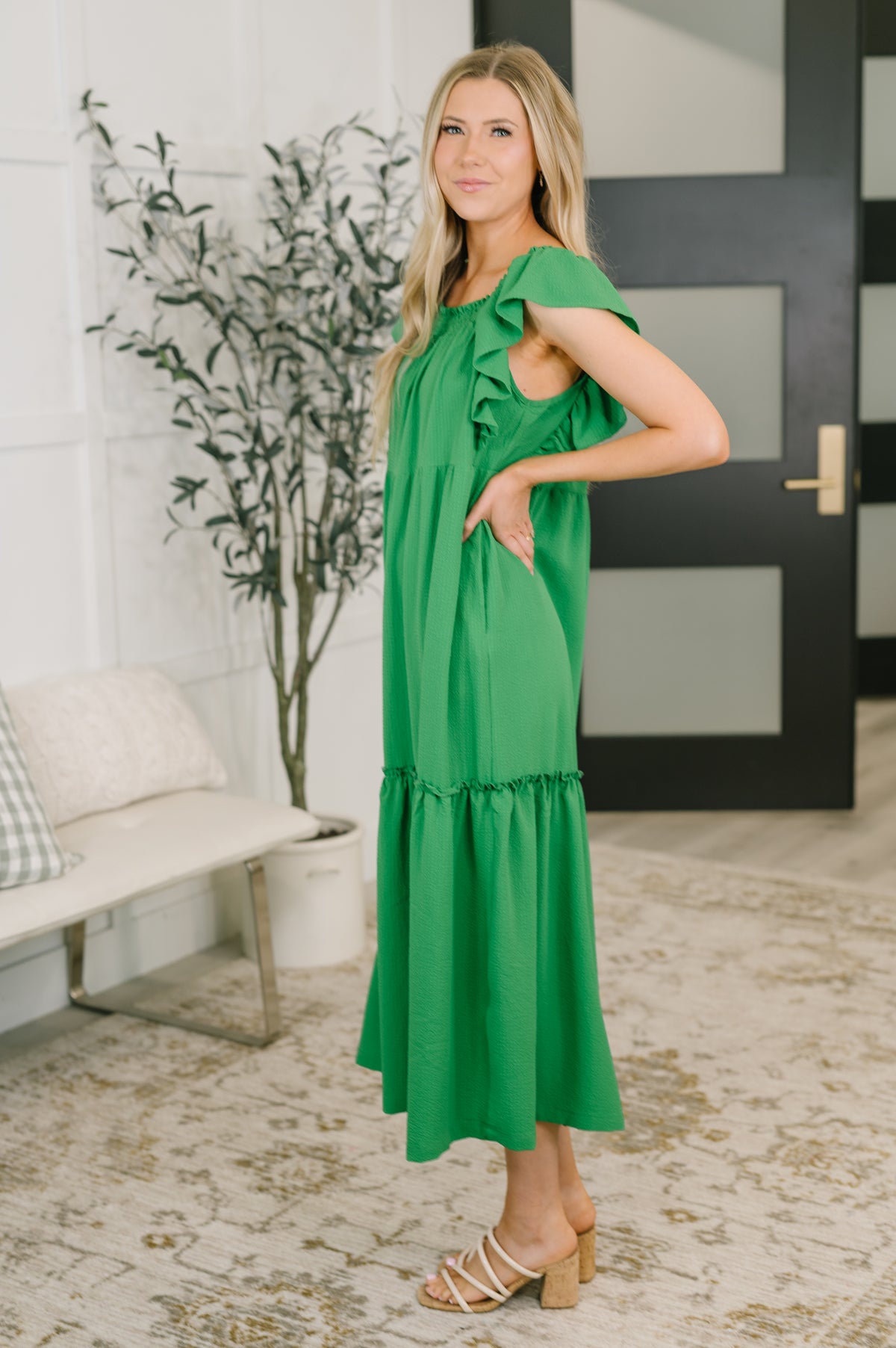The Way We Were Square Neck Midi Dress - 6/16/2026