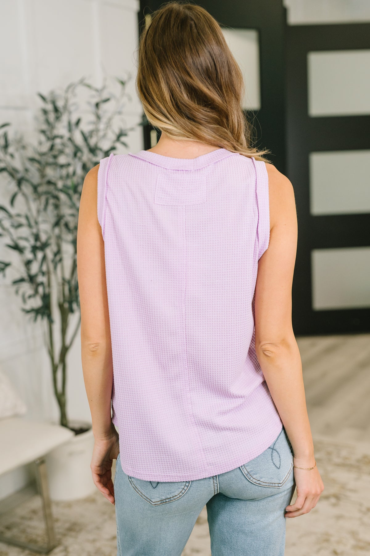 Thread Theory Round Neck Tank in Lilac - 6/12/2026