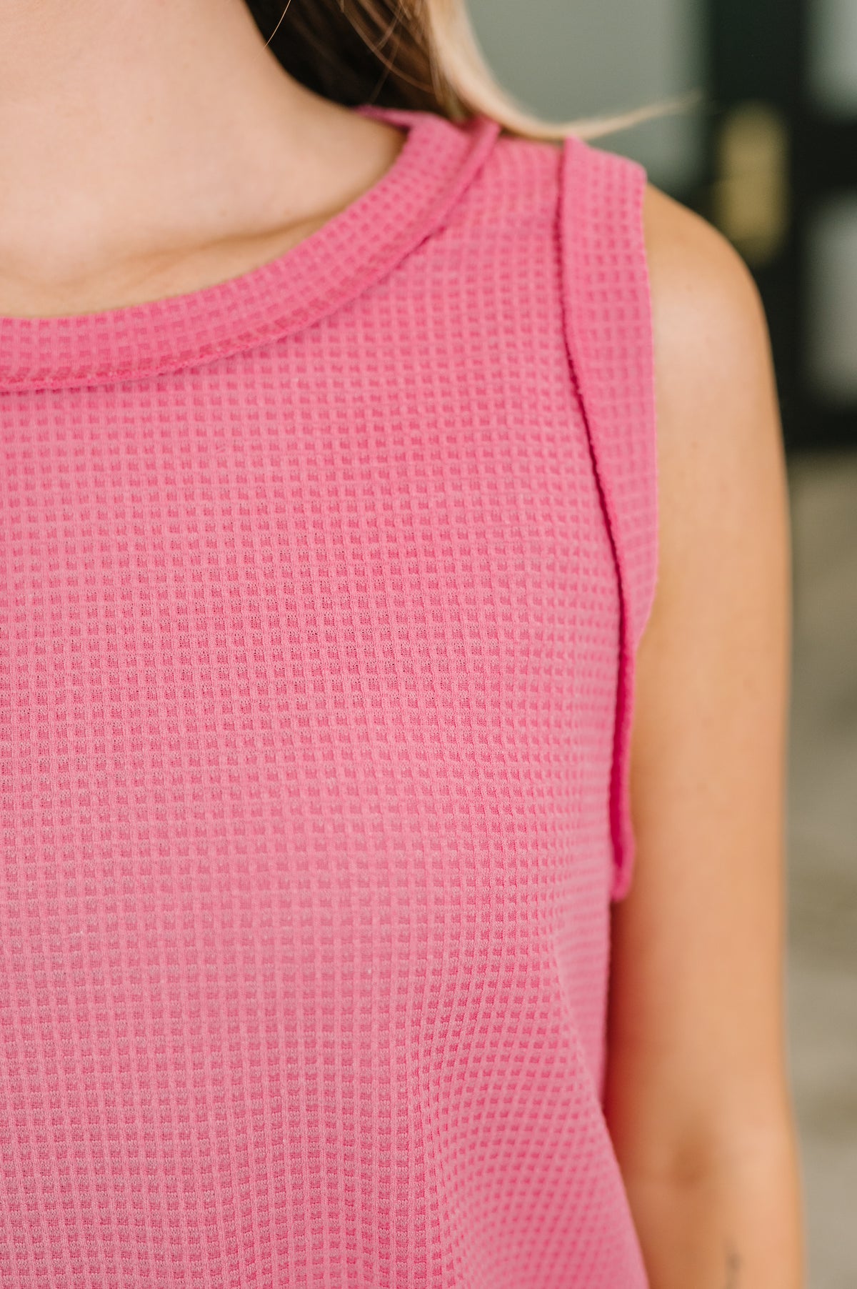 Thread Theory Round Neck Tank in Pink - 6/12/2026