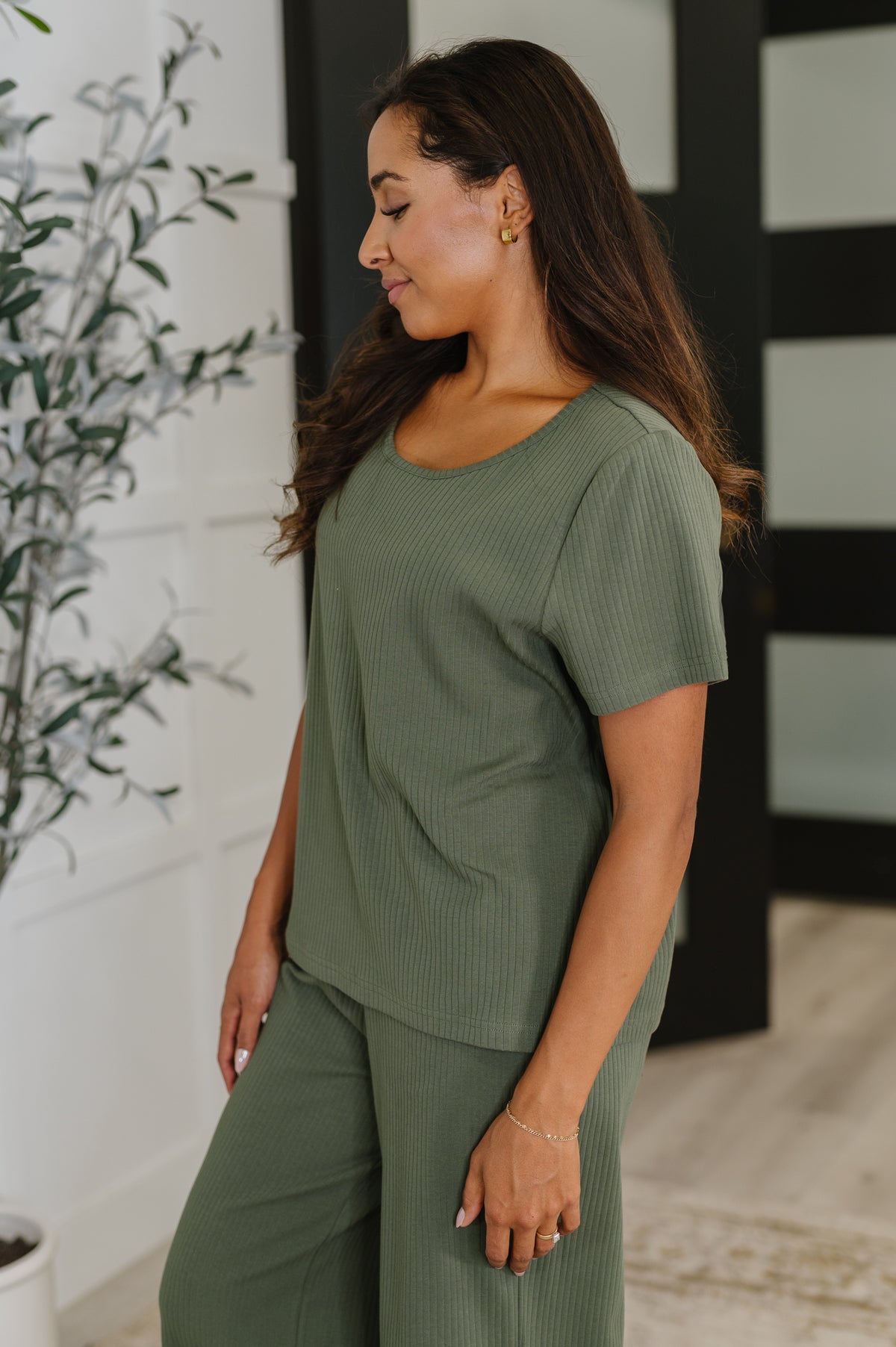 Thyme Boxy Tee in Dusty Pine - 9/12/2025