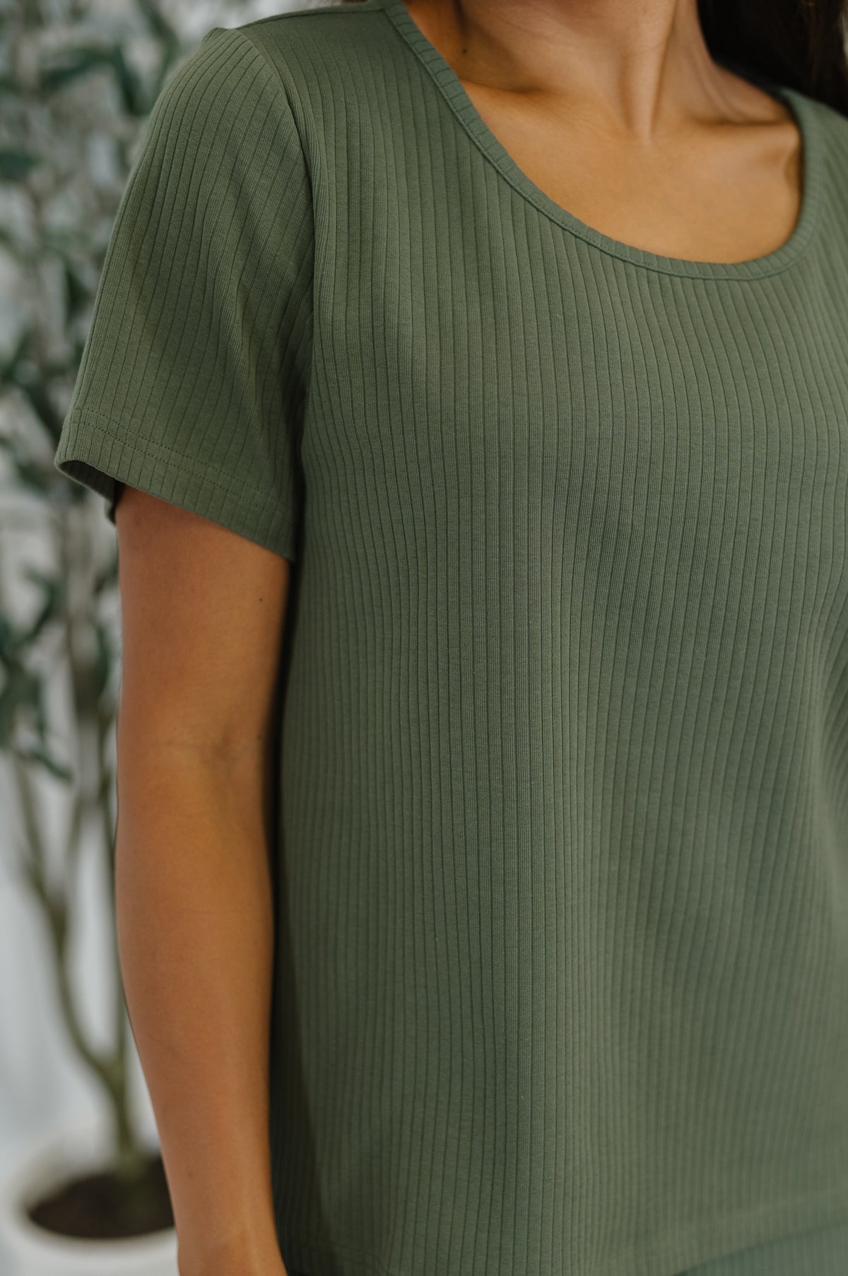 Thyme Boxy Tee in Dusty Pine - 9/12/2025