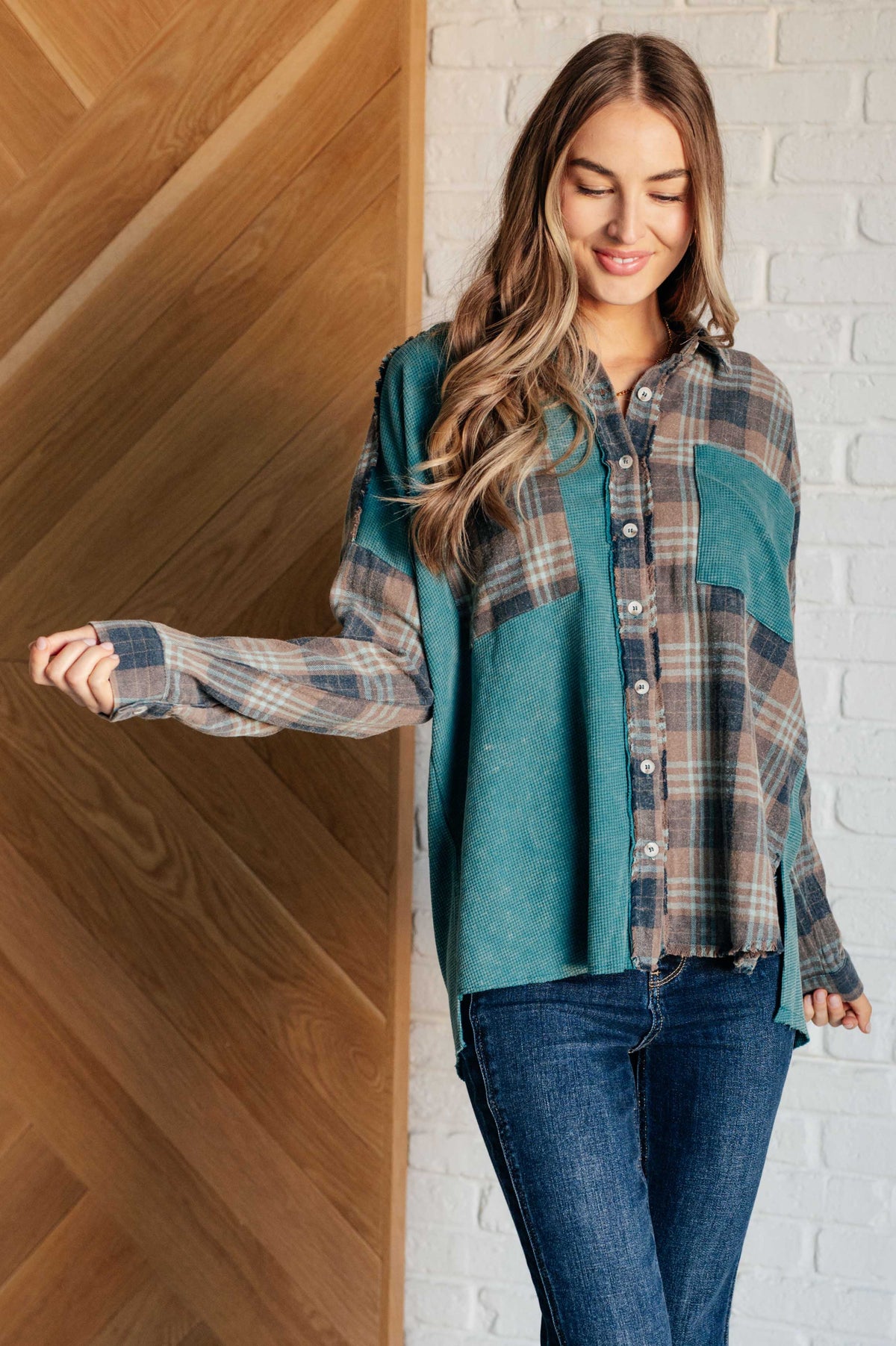 Tied for Time Thermal Plaid Button Up - 11/14/2024