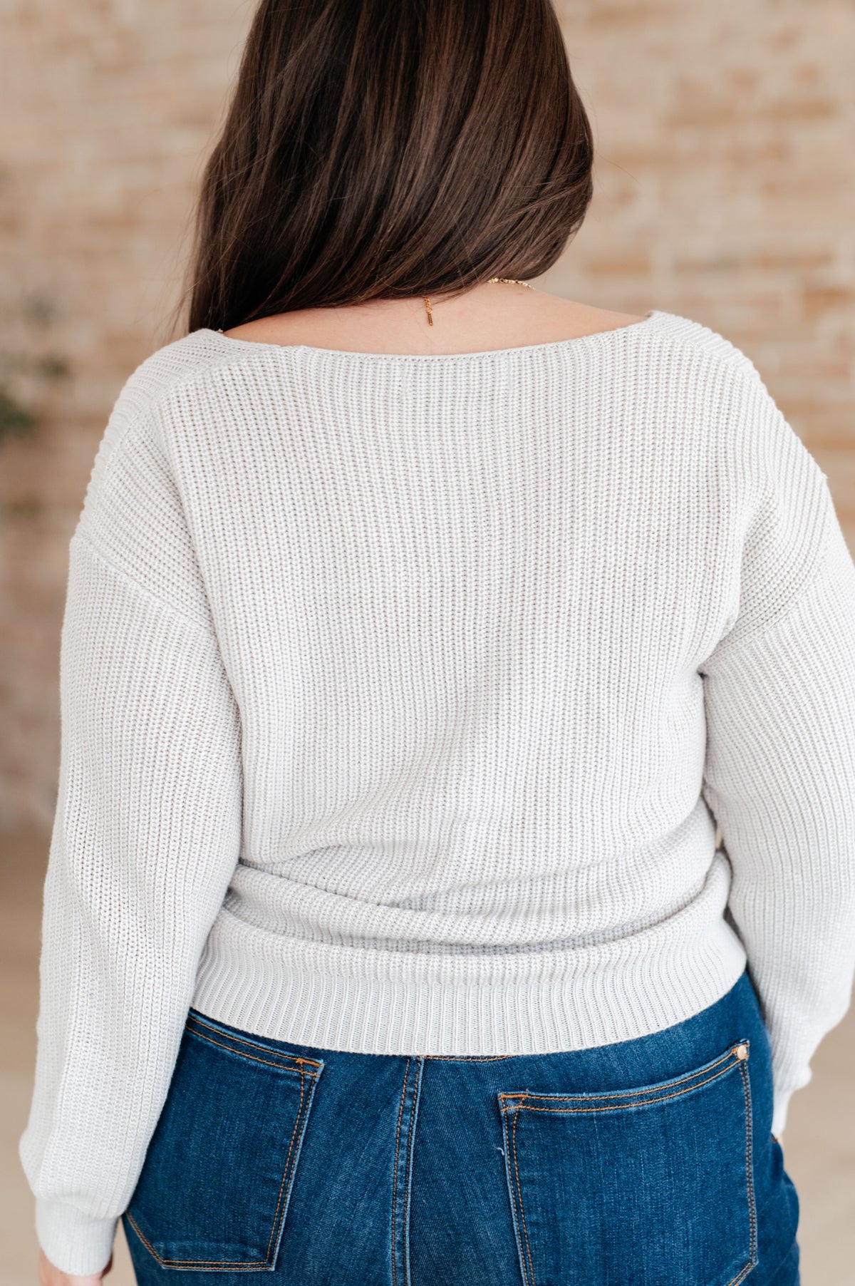 Told You So Ribbed Knit V Neck Sweater - 10/23/2026