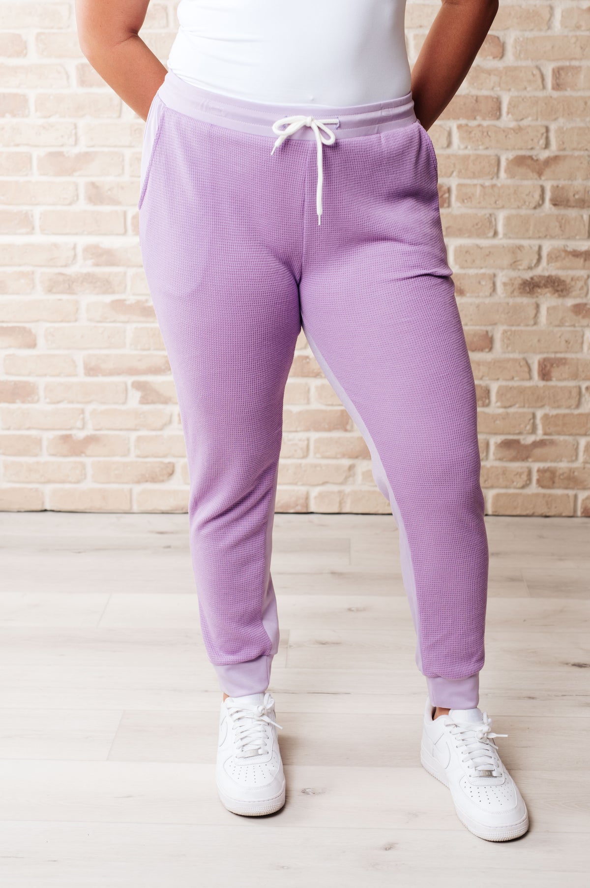 Tommy Two Tone Waffle Joggers Purple - 7/3/2024