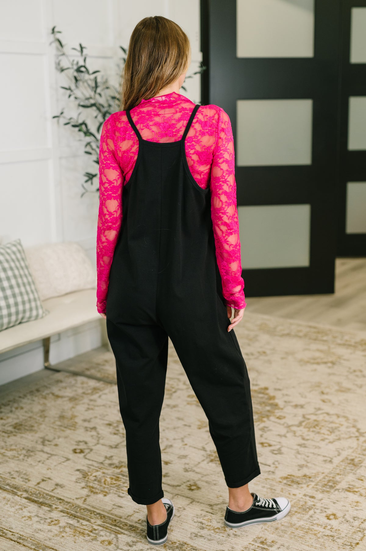 Totally Me Spaghetti Strap Jumpsuit in Black - 5/20/2026
