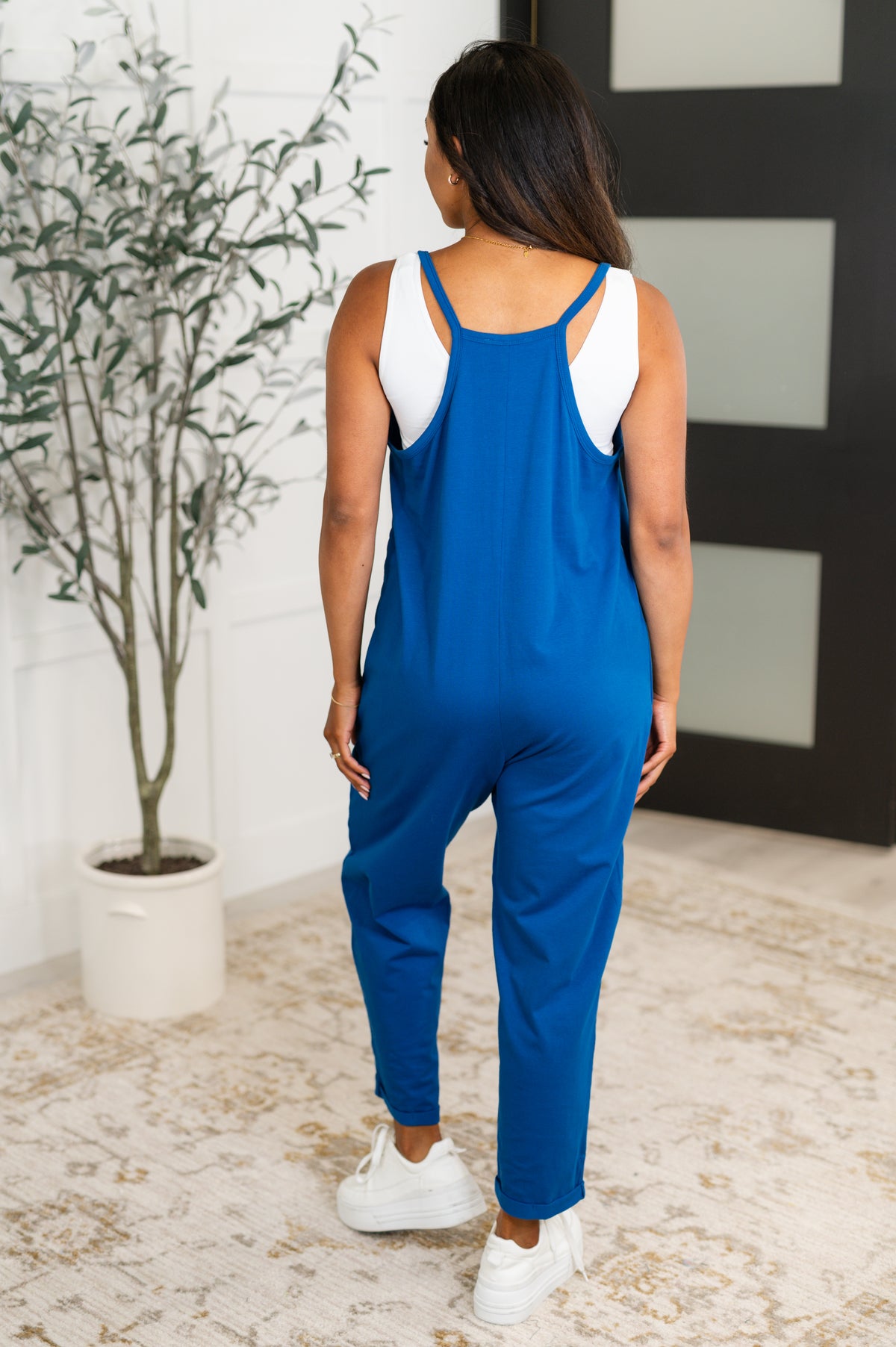 Totally Me Spaghetti Strap Jumpsuit in Classic Blue - 5/21/2025