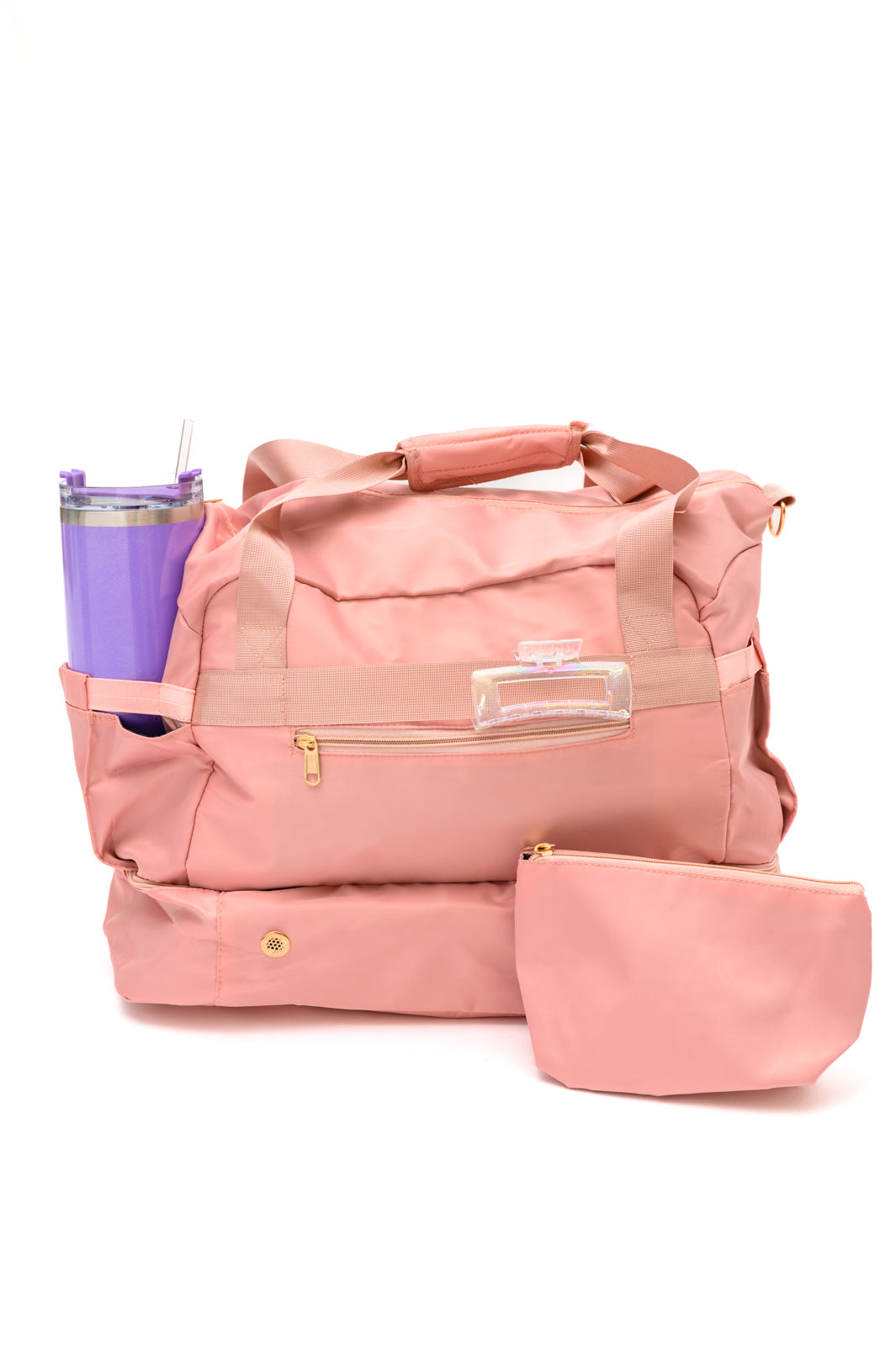 Travel Bestie Duffel in Pink - 7/31/2023