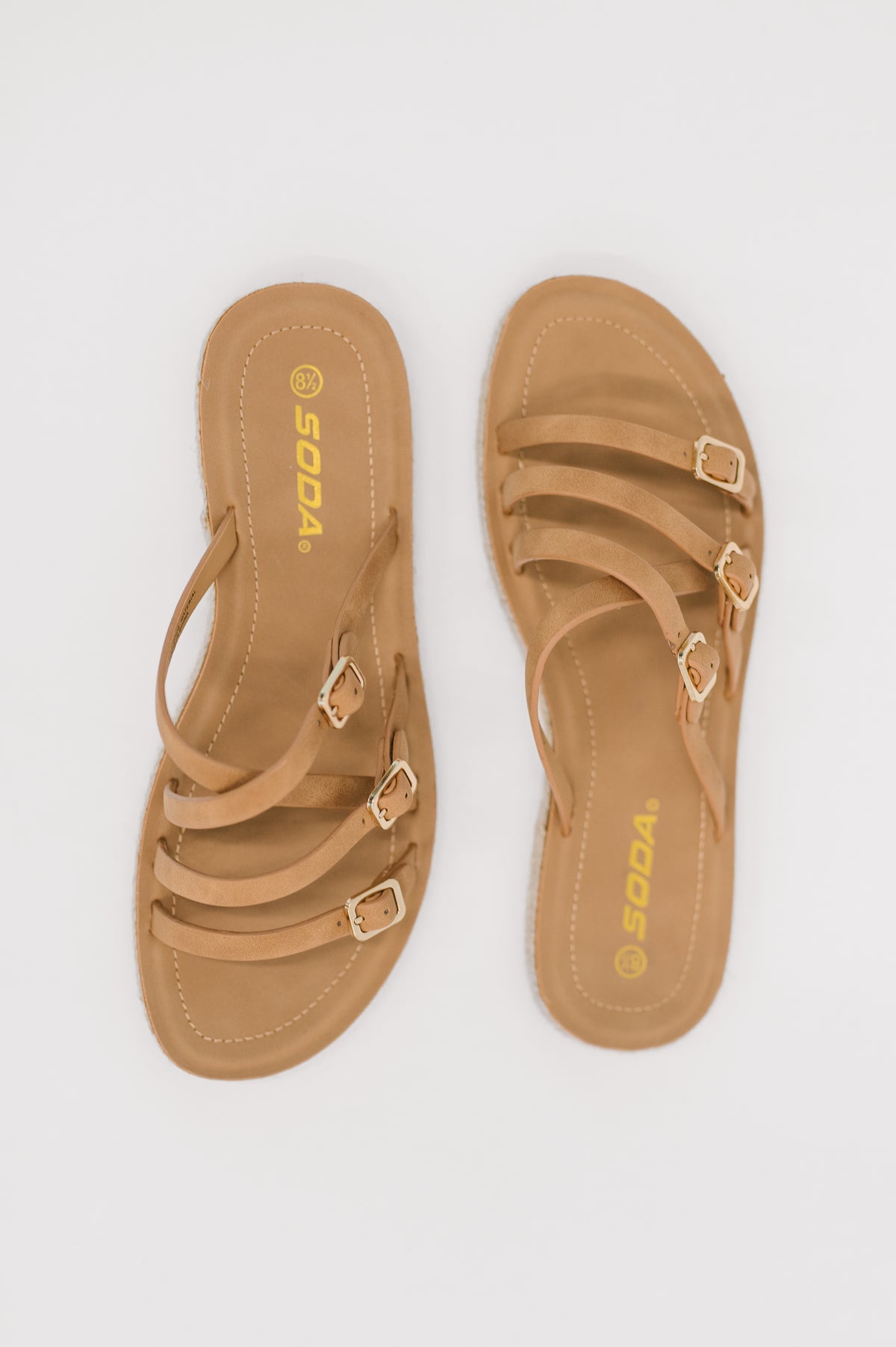 Trusty Strappy Sandals in Light Tan - 2/17/2026 NEW