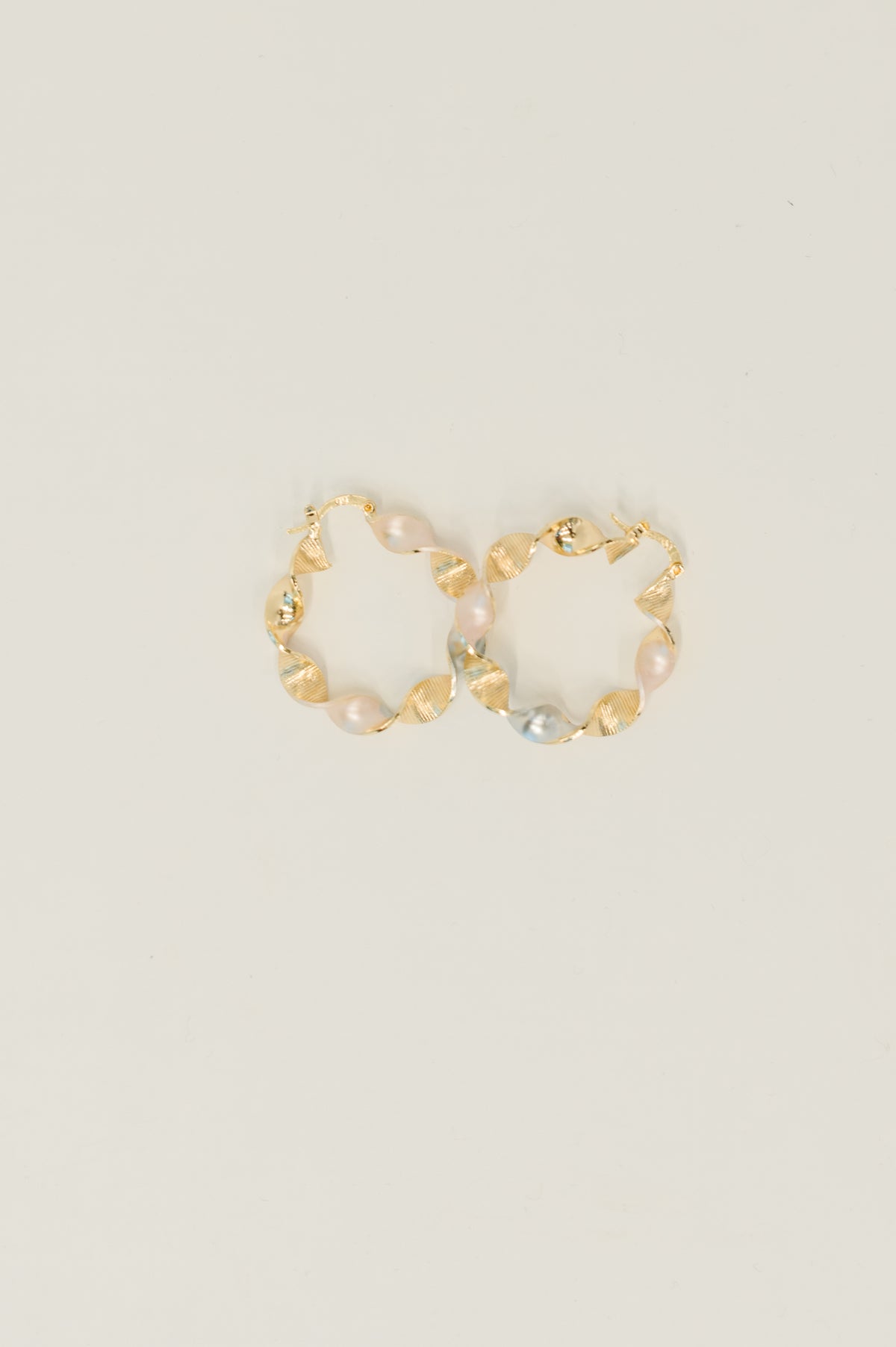 Twisted Sisters Plated Alloy Hoop Earrings - 1/27/2026