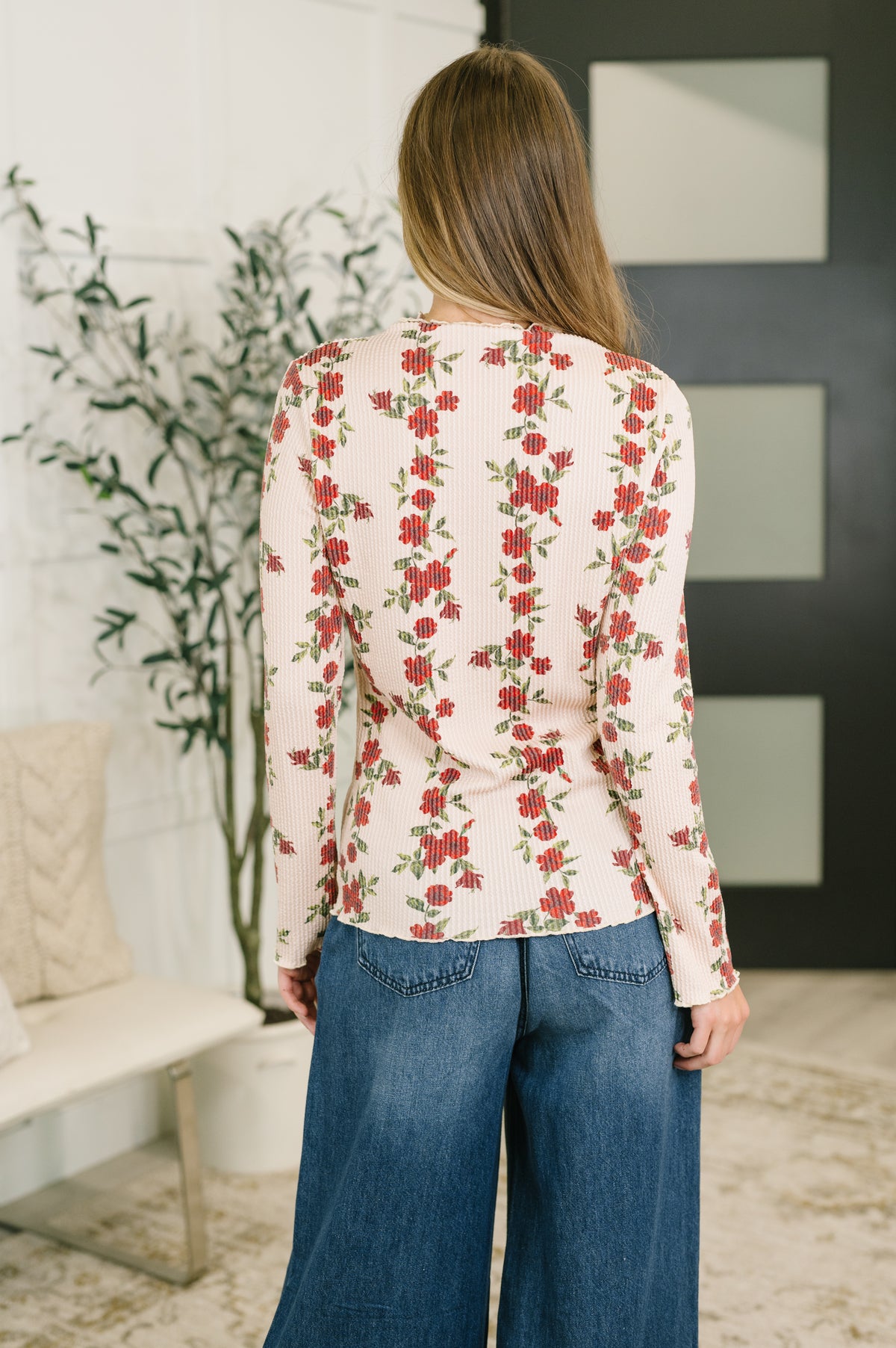 Under My Impression High Neck Floral Top - 9/11/2026