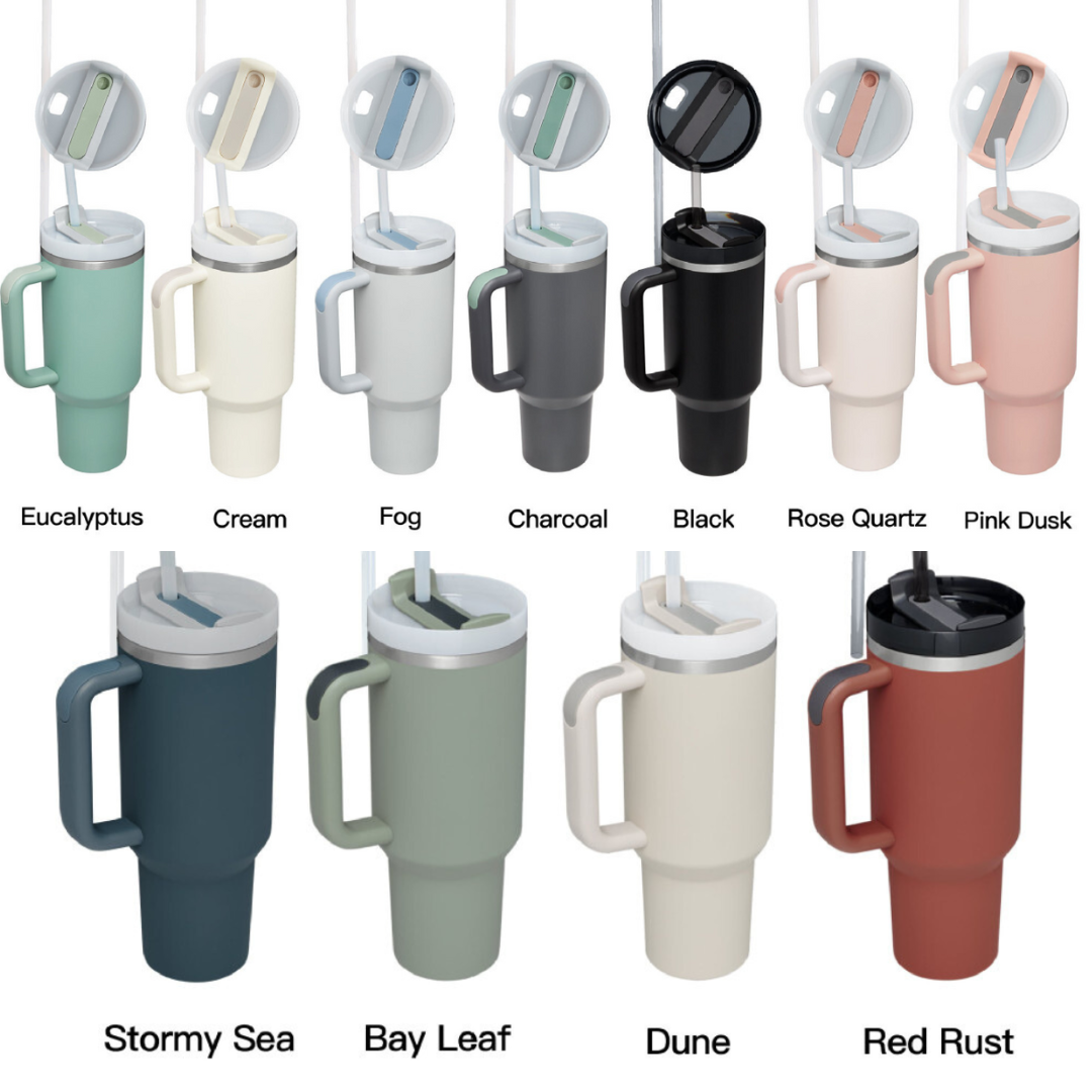 Insulated 40 oz Tumbler in 12 Colors - RTS