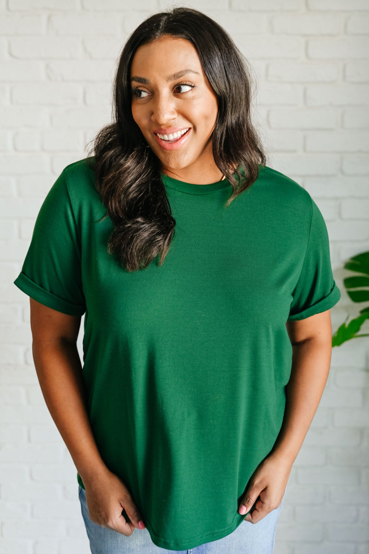 Uptown Crew T-Shirt in Green - 5/15/2025