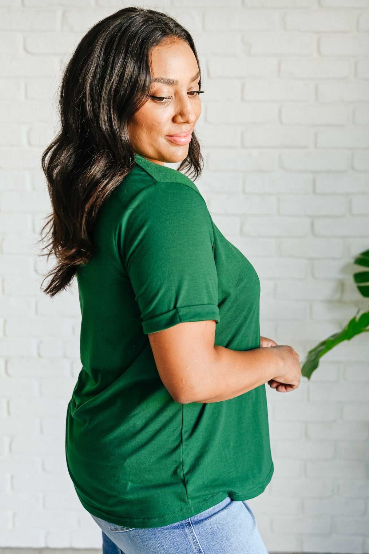 Uptown Crew T-Shirt in Green - 5/15/2025