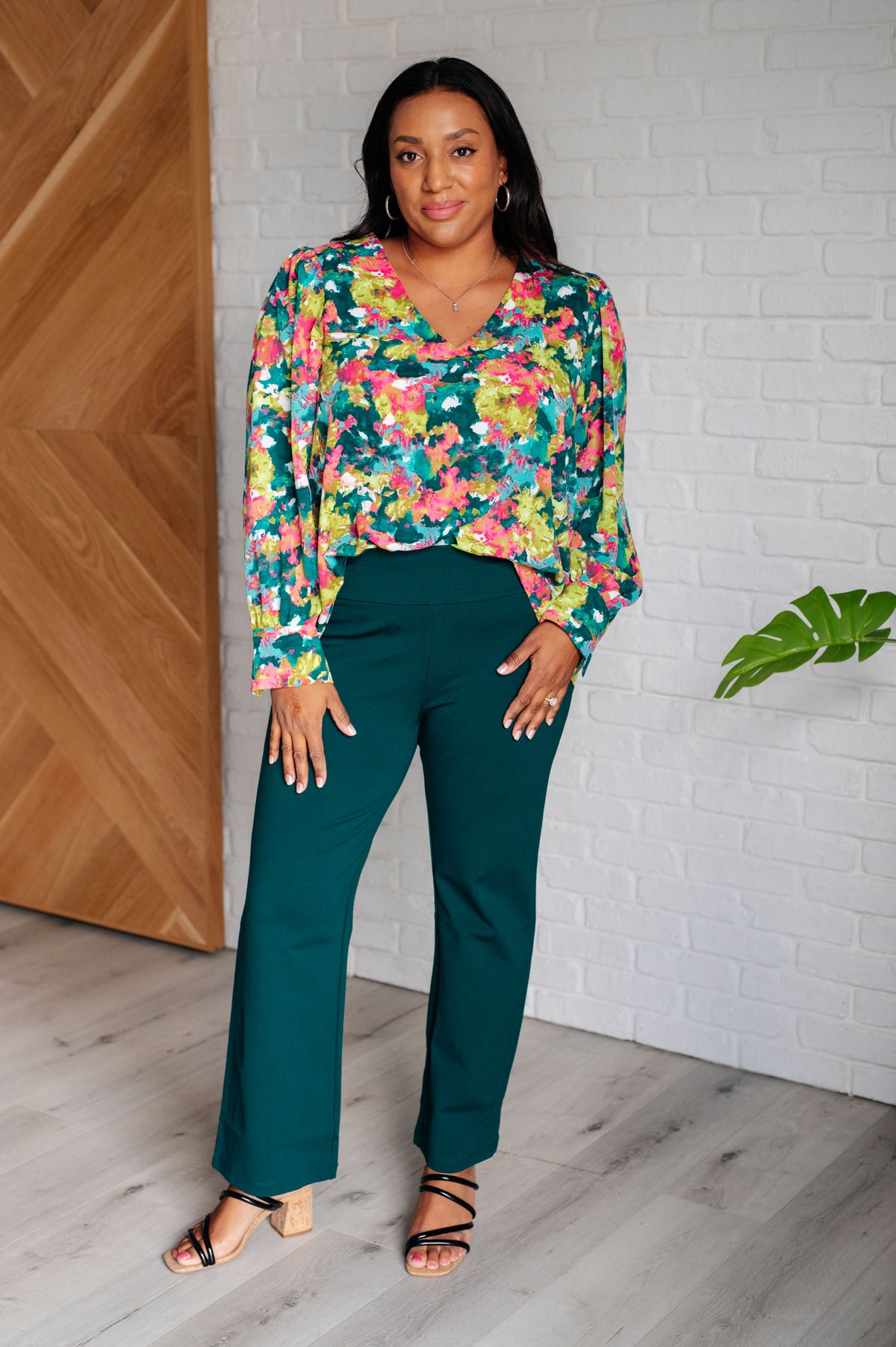 Vantage Point V-Neck Blouse - 10/9/2025