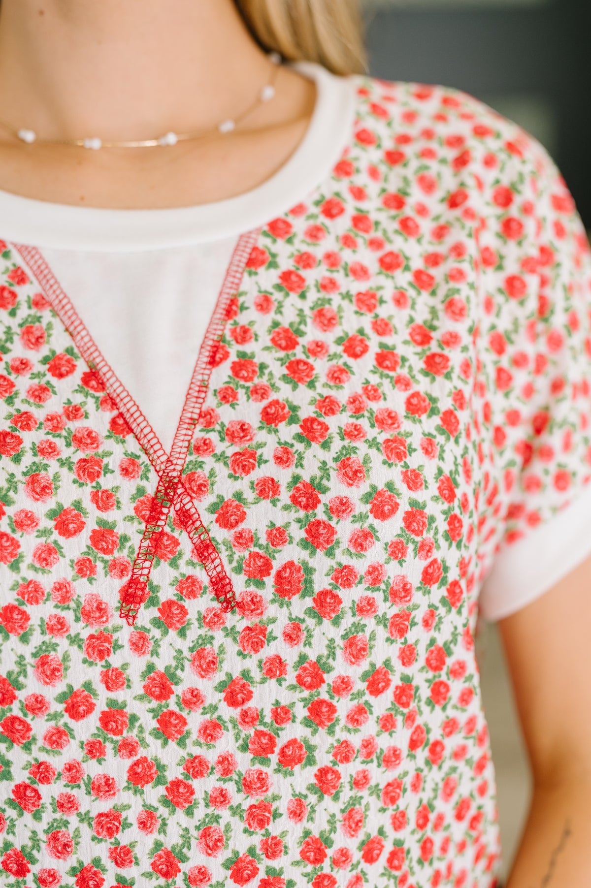 Vivid Memories Relaxed Top in Tomato Red - 5/15/2026 NEW