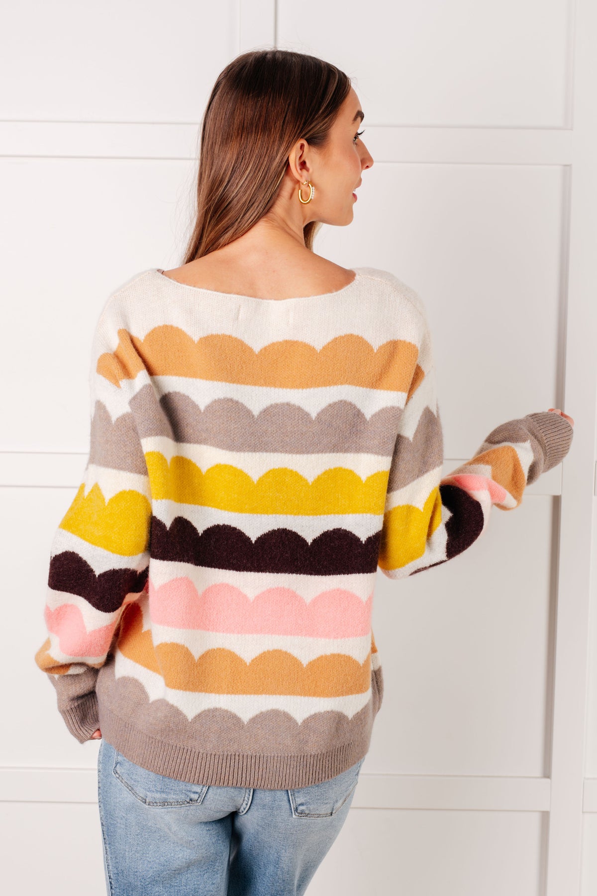 Wave After Wave Striped Sweater - 1/21/2025