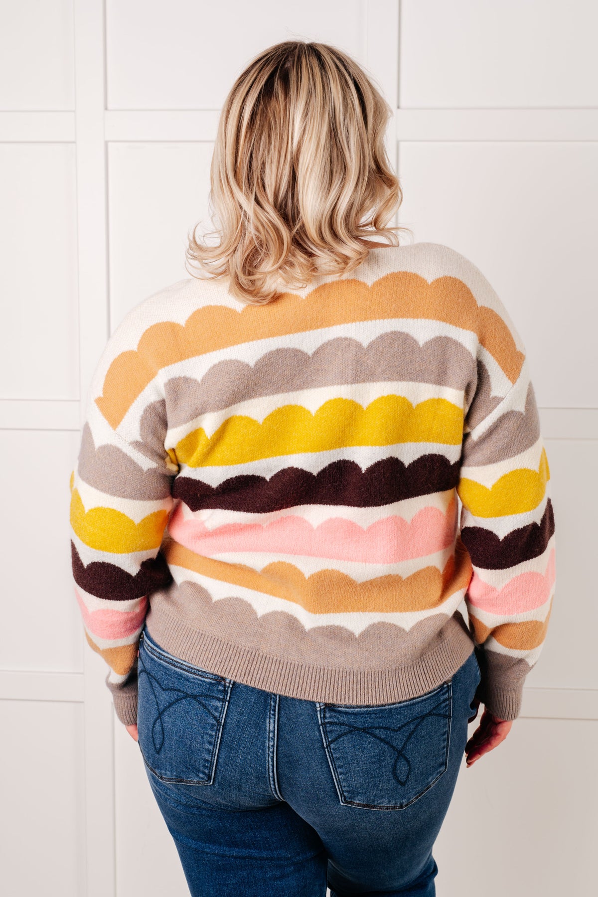 Wave After Wave Striped Sweater - 1/21/2025