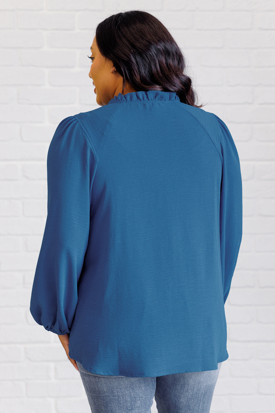 We Believe Keyhole Tie Detail Blouse - 11/21/2024