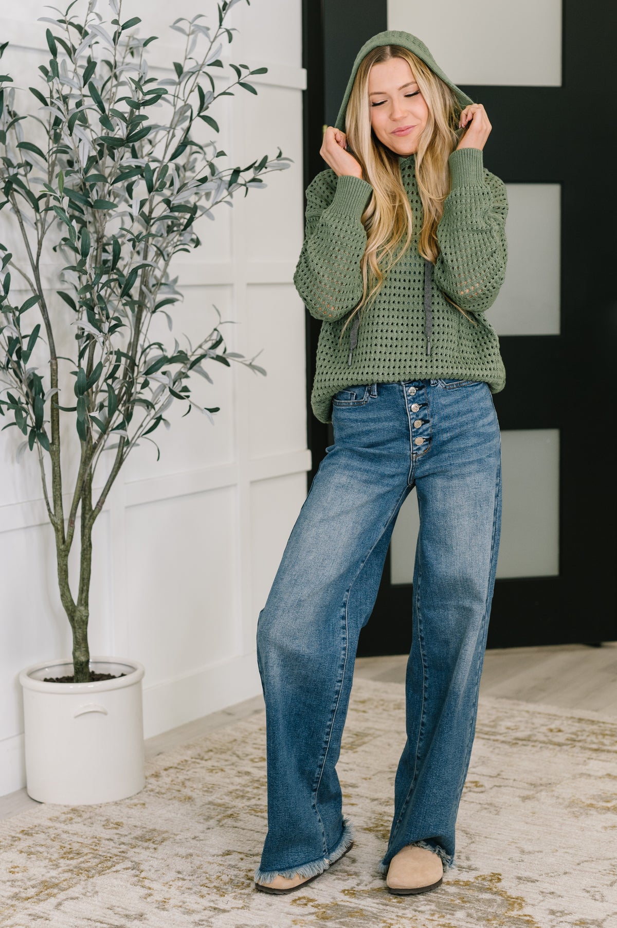 What a Catch Open Weave Pullover - 10/28/2025