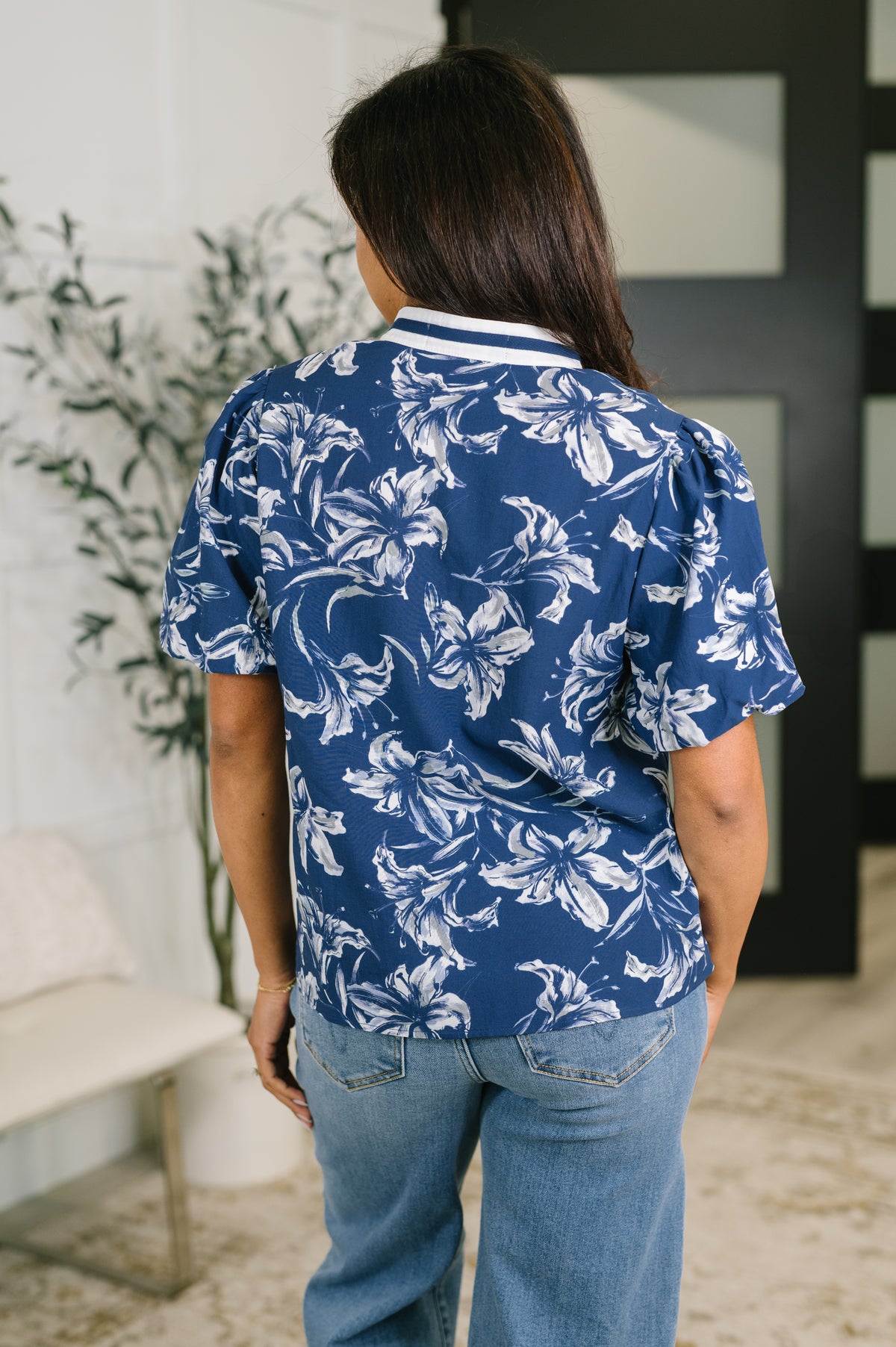 Wheels Are in Motion Puff Sleeve Floral Blouse - 7/21/2026