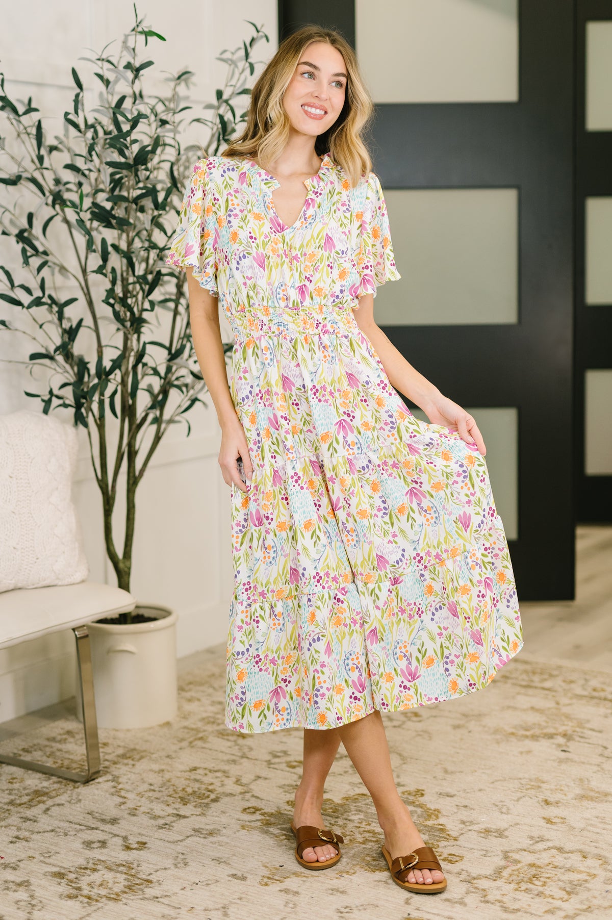 Wherever I Go Notch Neck Dress - 3/10/2026