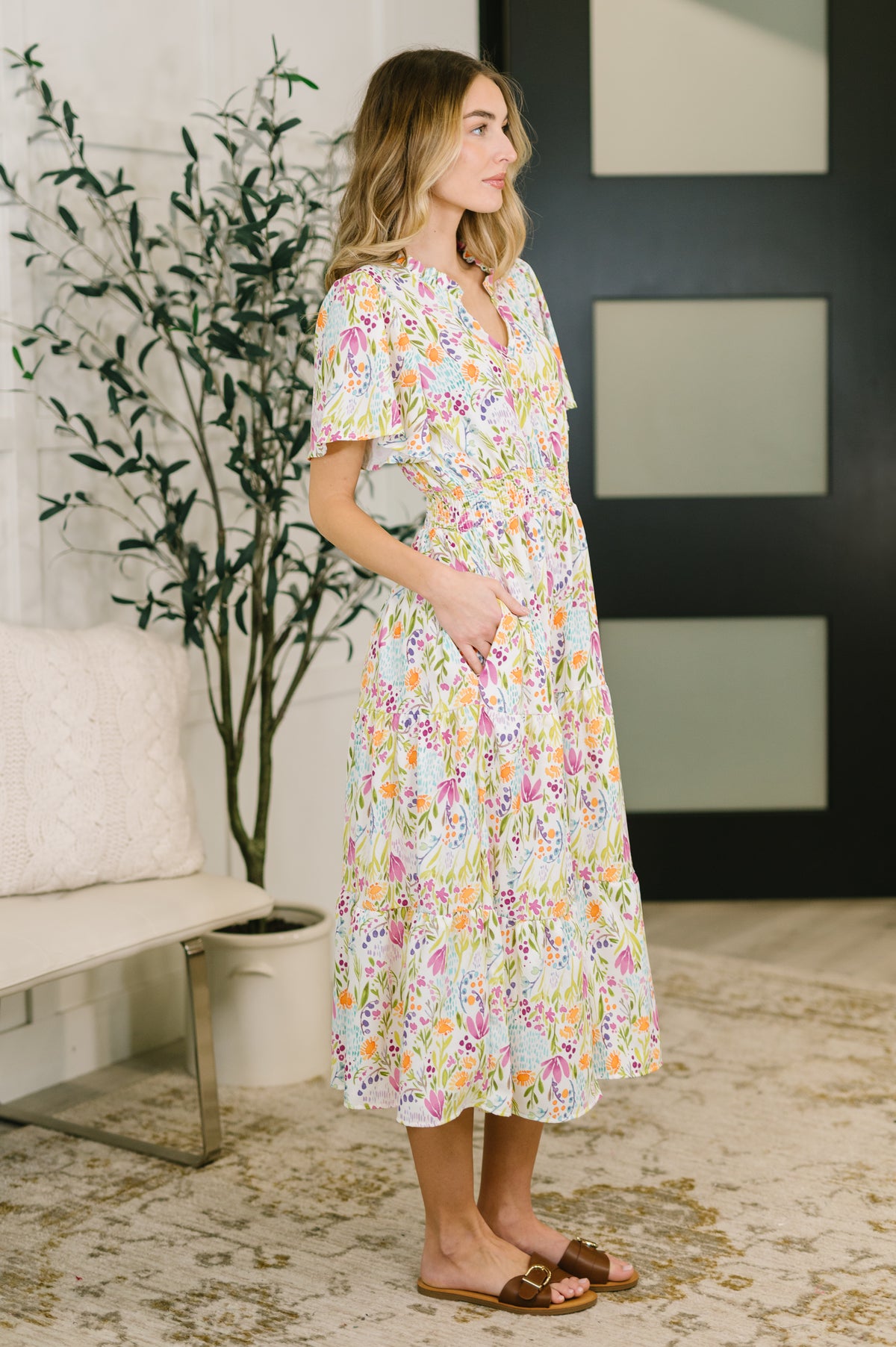 Wherever I Go Notch Neck Dress - 3/10/2026