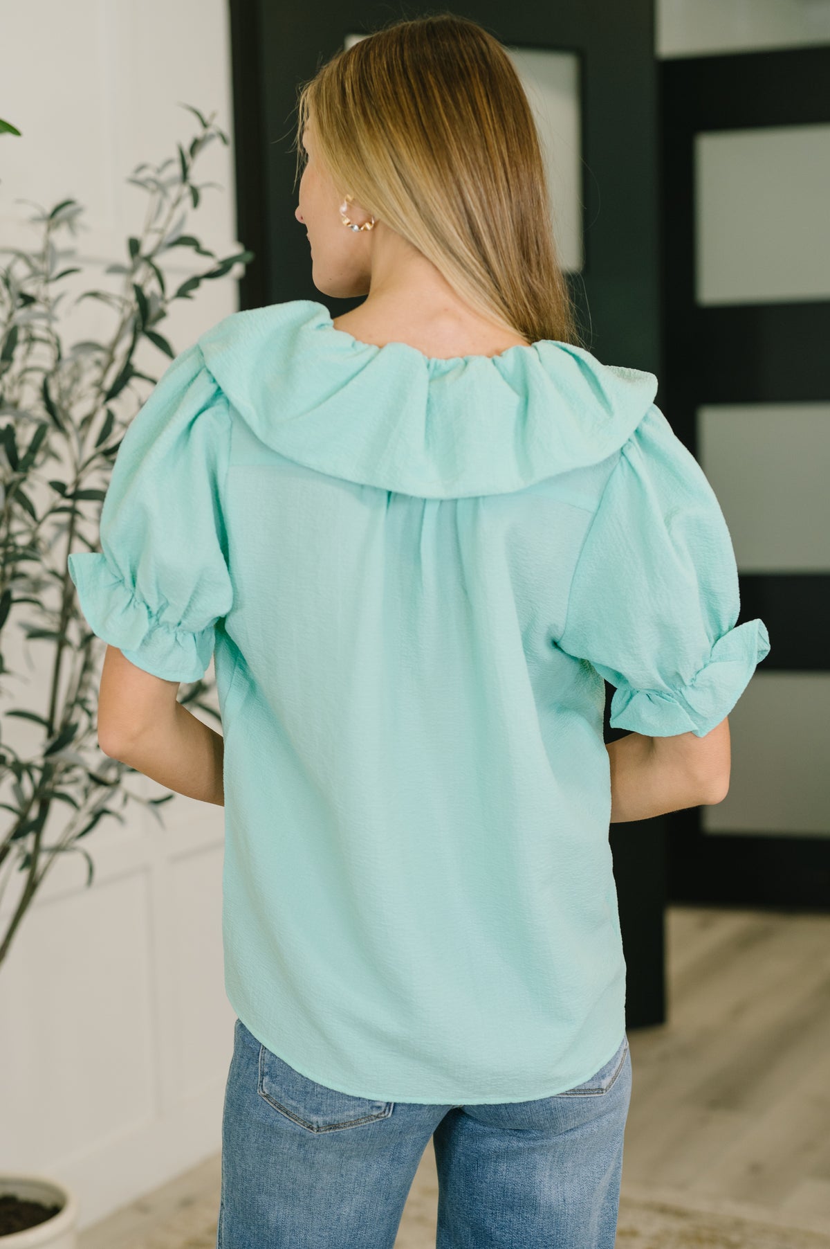 Wherever the Wind Blows Balloon Sleeve Blouse - 1/27/2026