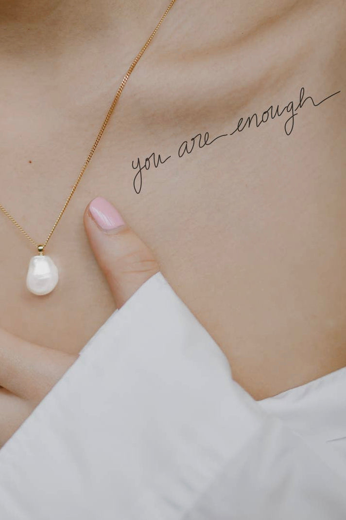Words For A Season Temporary Tattoo YOU ARE ENOUGH - 9/11/2023