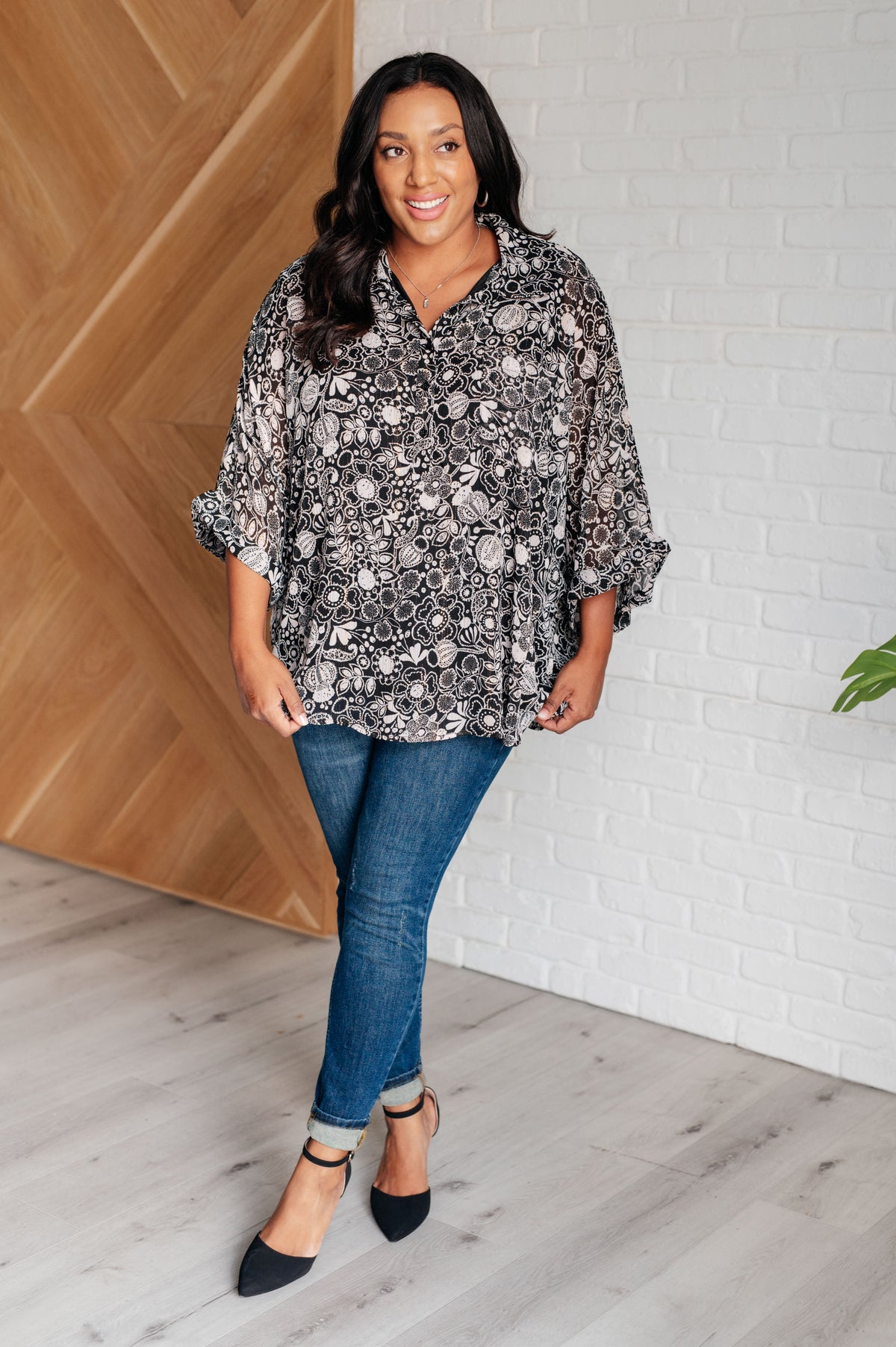 Work All Day Floral Top - 9/22/2025