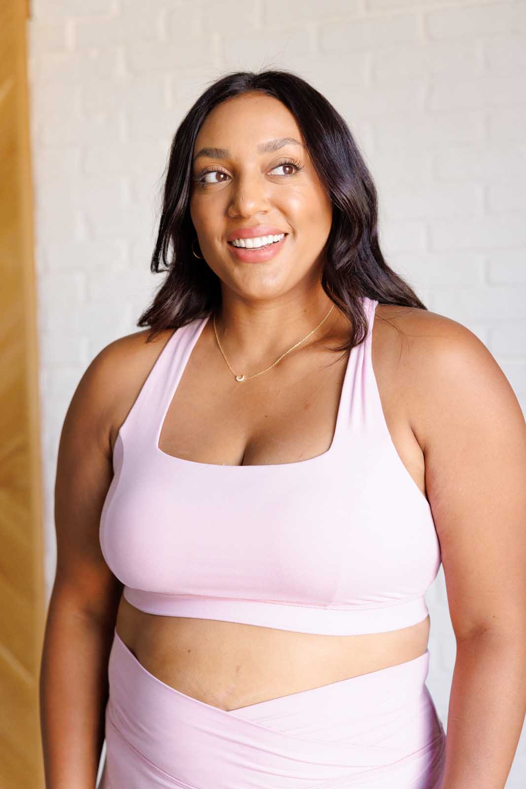 Working Out My Ego Cross Back Sports Bra in Mauve Peony - 9/19/2024