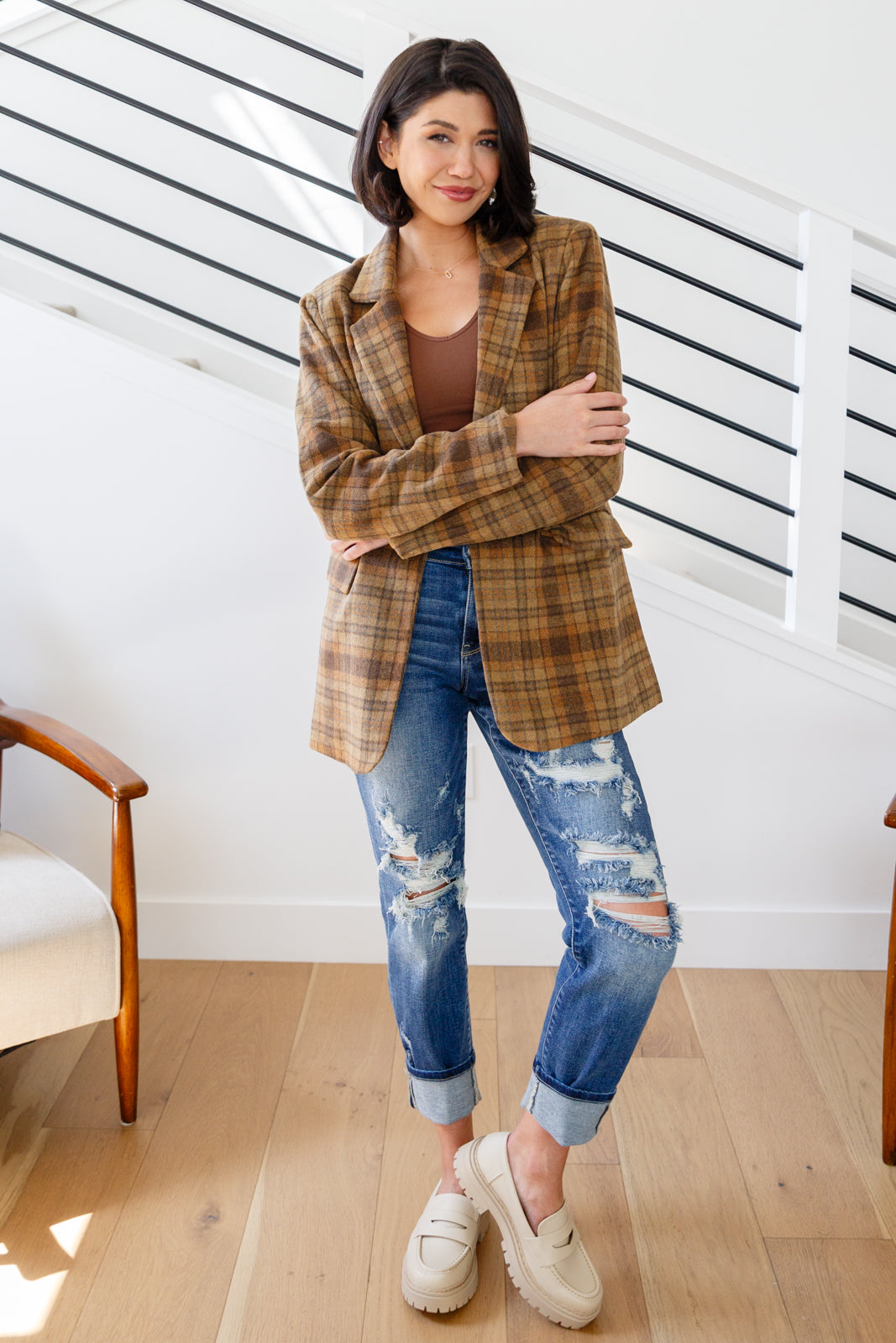 World Class Plaid Blazer - 9/29/2025