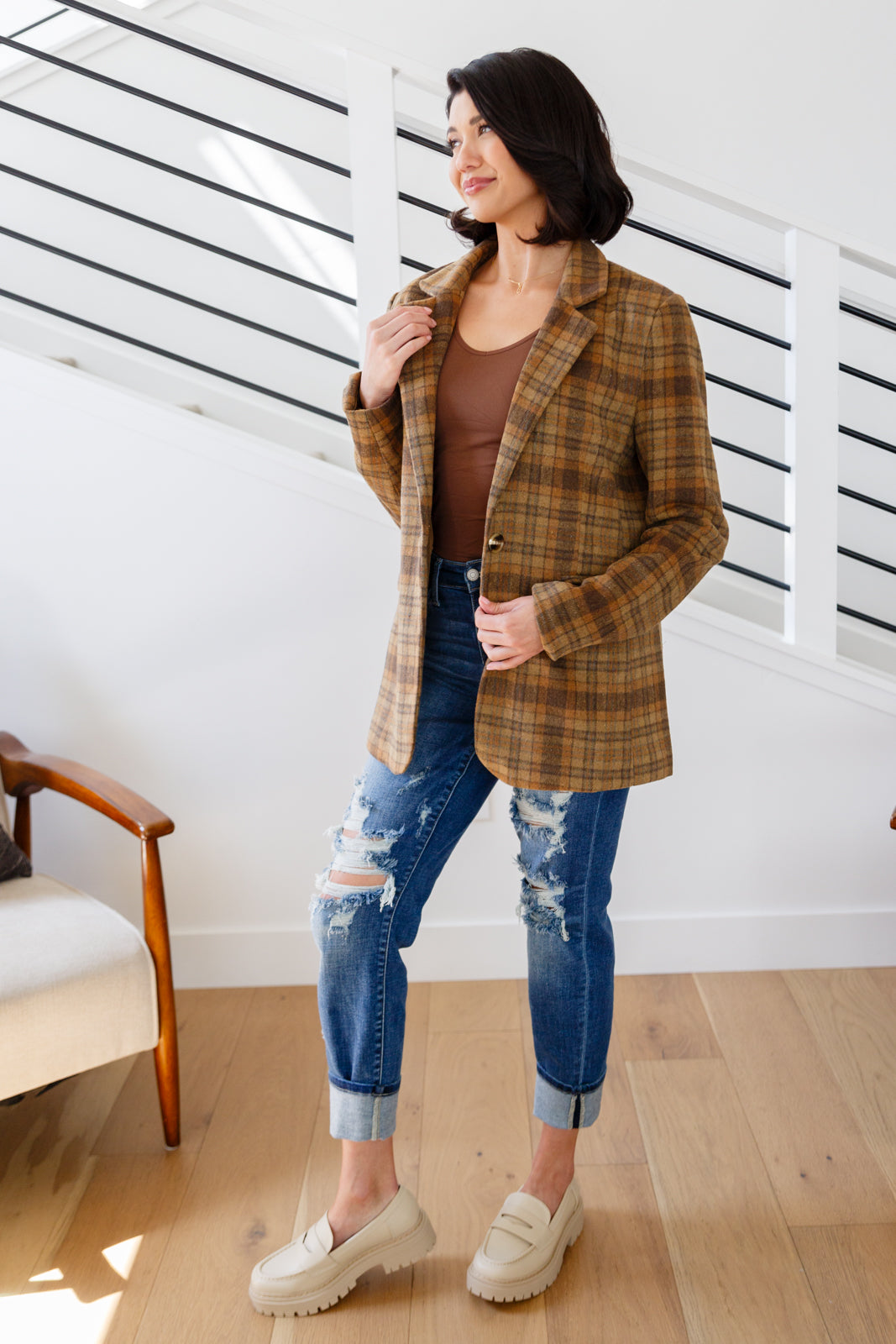 World Class Plaid Blazer - 9/29/2025