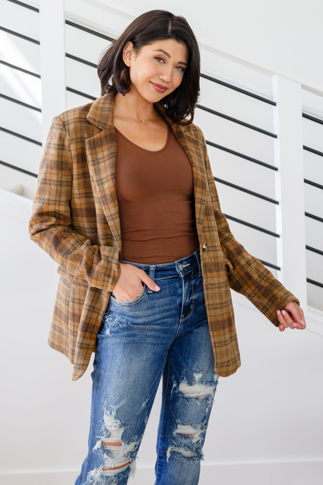 World Class Plaid Blazer - 9/29/2025
