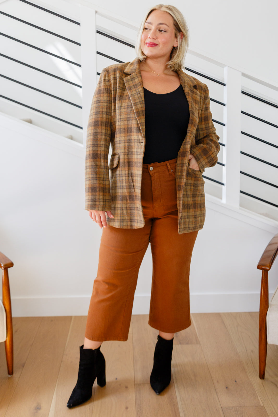 World Class Plaid Blazer - 9/29/2025