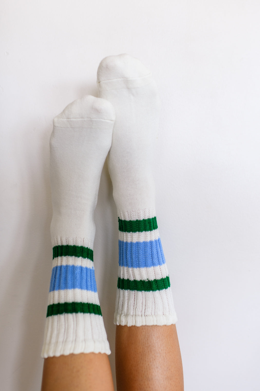 World's Best Dad Socks in Green and Blue - 7/24/2023