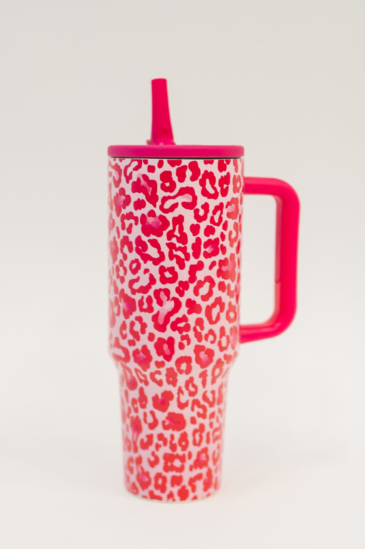 Yes, Girl, Yes Leopard Print Tumbler in Hot Pink - 2/6/2026