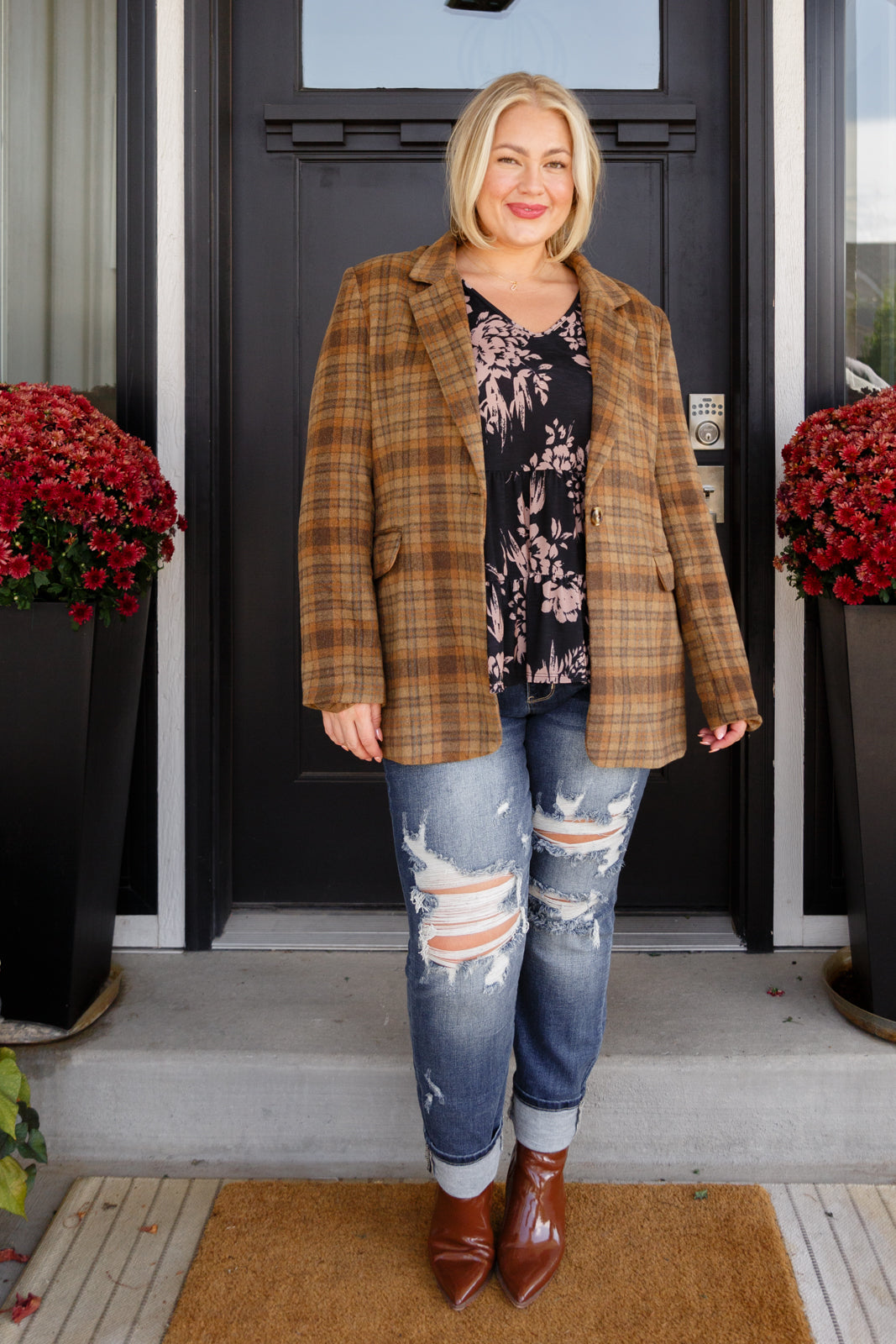 World Class Plaid Blazer - 9/29/2025