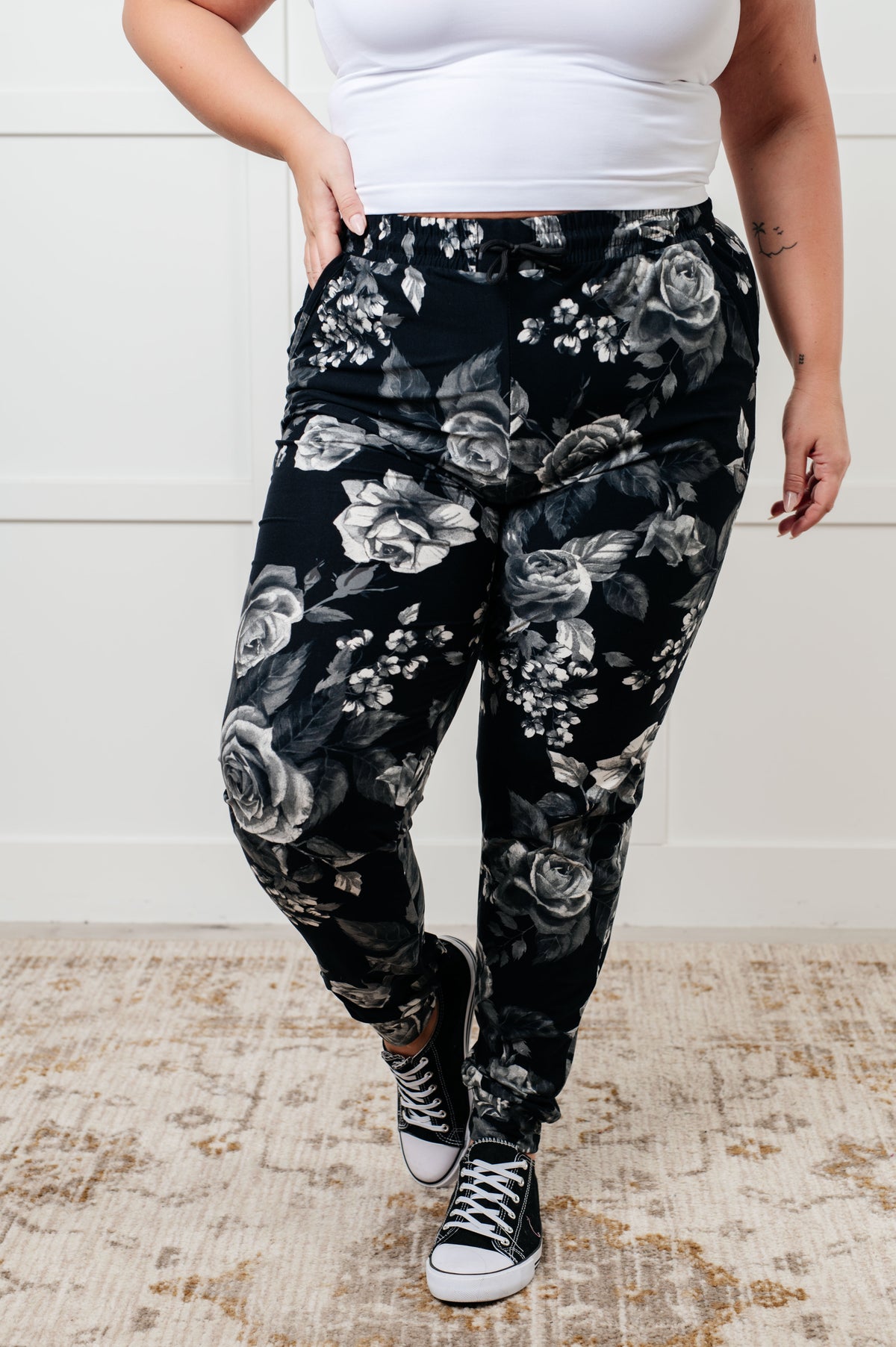 Your New Favorite Joggers in Rose Print - 11/27/2024