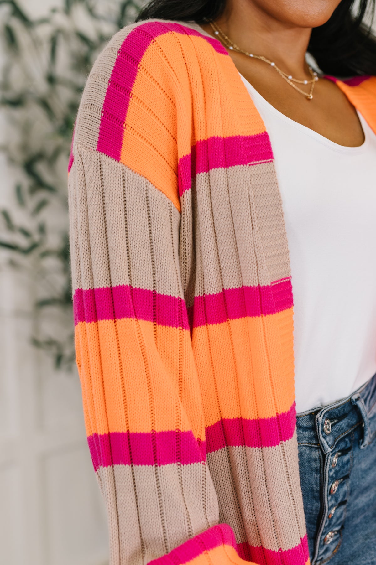 Your Opinion Matters Striped Cardigan - 10/20/2025