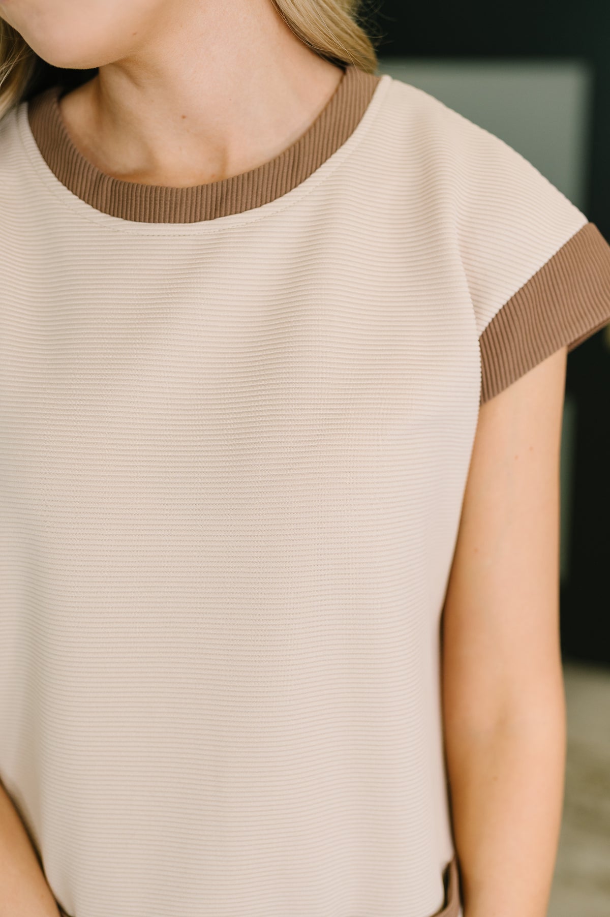 Your Place Or Mine Contrast Detail Midi Dress - 6/2/2026